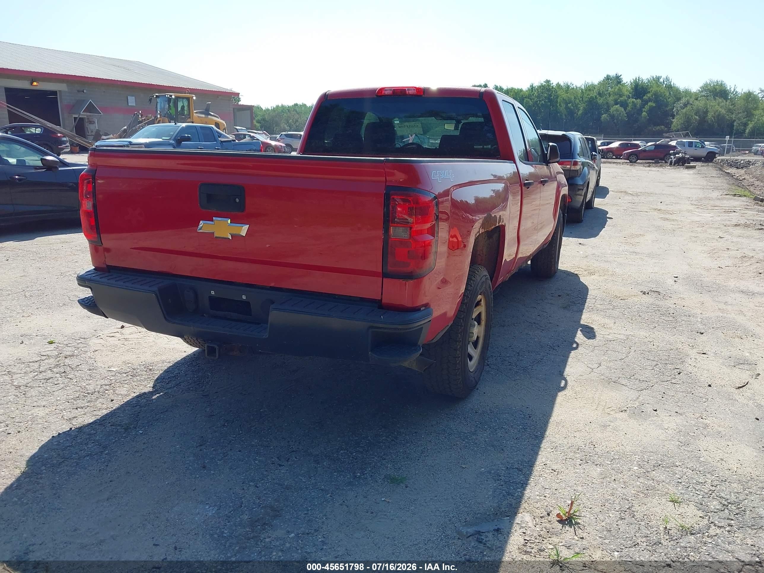2014 Chevrolet Silverado 1500 Work Truck Red vin: 1GCVKPEHXEZ402425