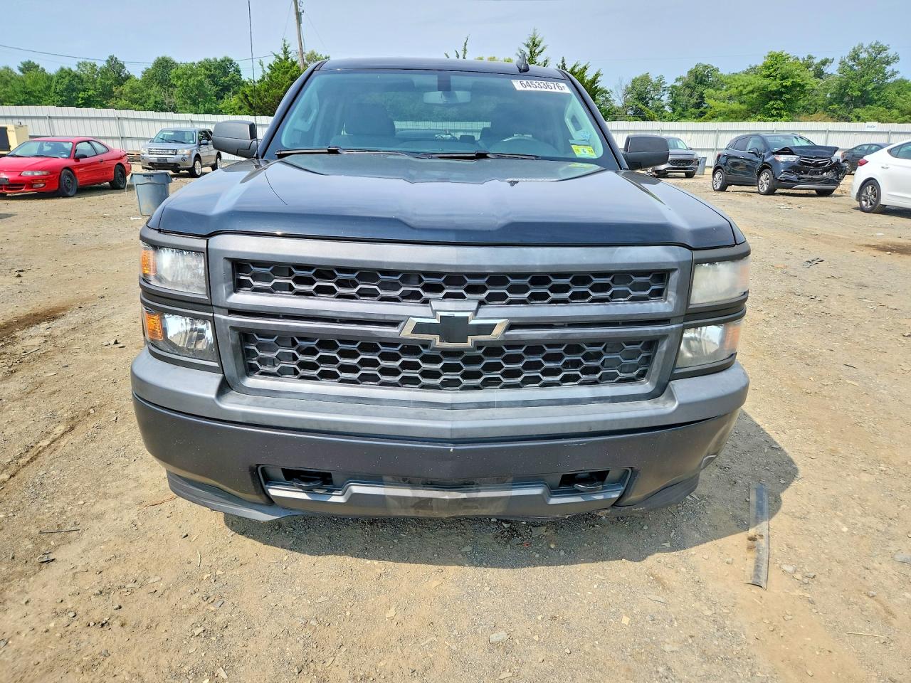 2015 Chevrolet Silverado K1500 Black vin: 1GCVKPEHXFZ275144