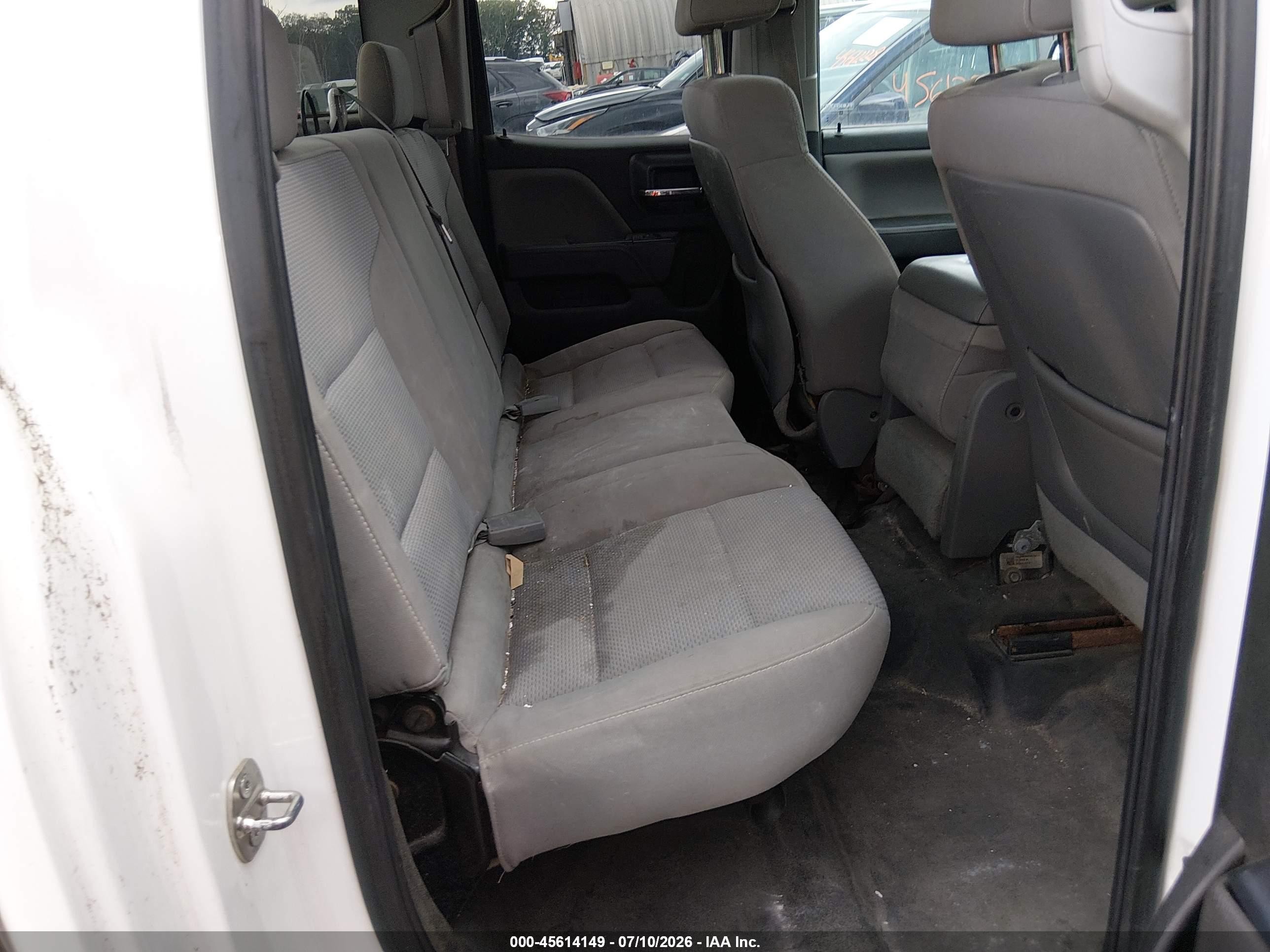 2015 Chevrolet Silverado 1500 Ls White vin: 1GCVKPEHXFZ294082