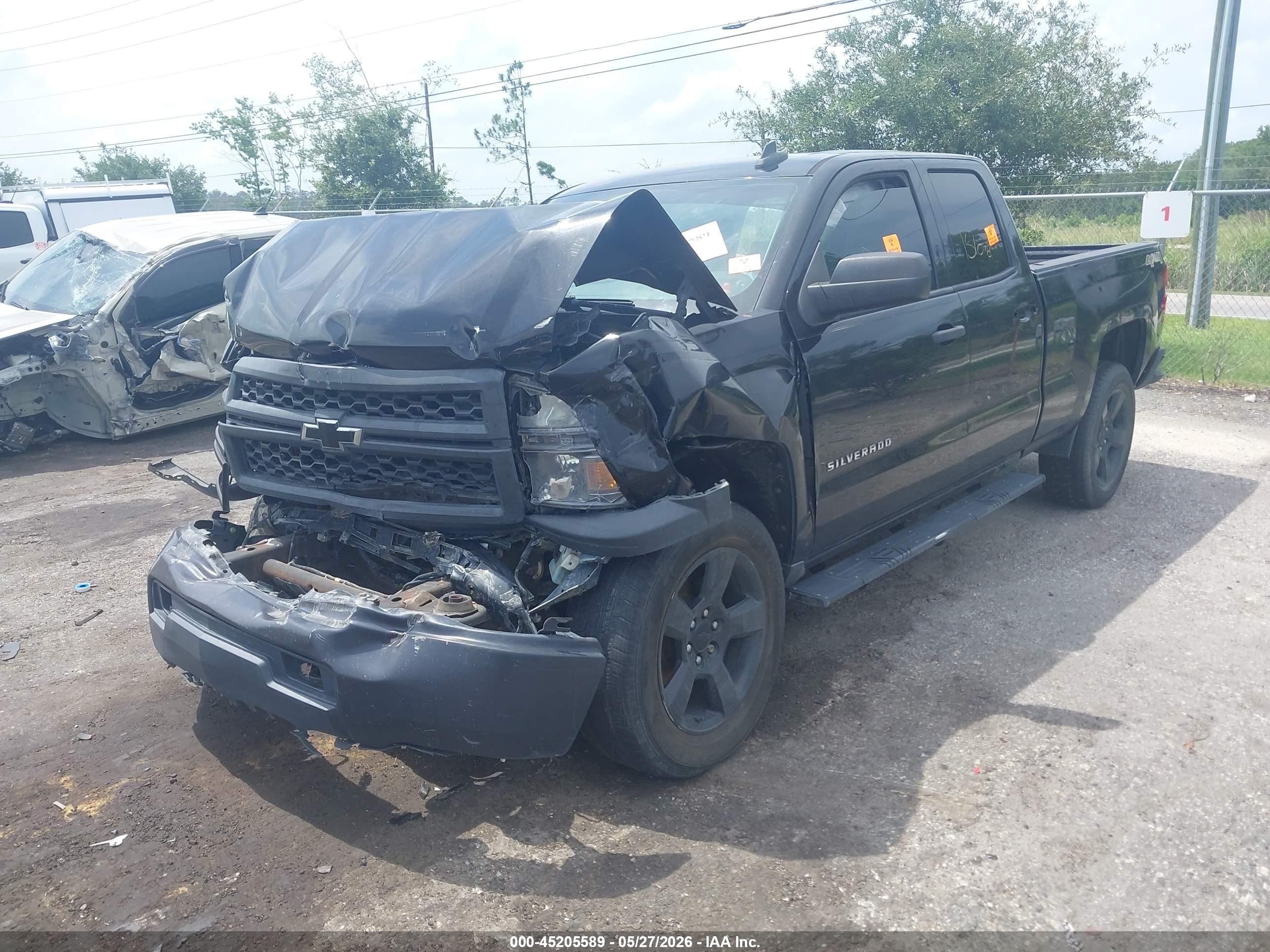 2015 Chevrolet Silverado 1500 Wt Черный vin: 1GCVKPEHXFZ326450