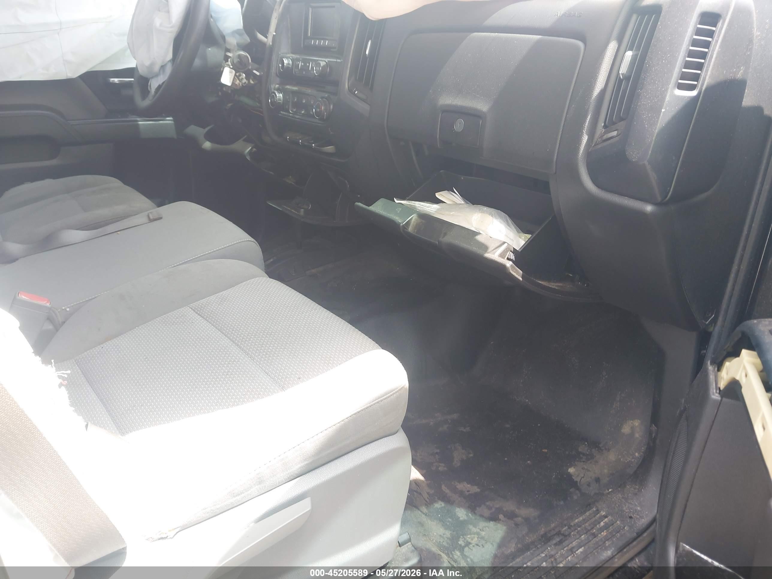 2015 Chevrolet Silverado 1500 Wt Черный vin: 1GCVKPEHXFZ326450