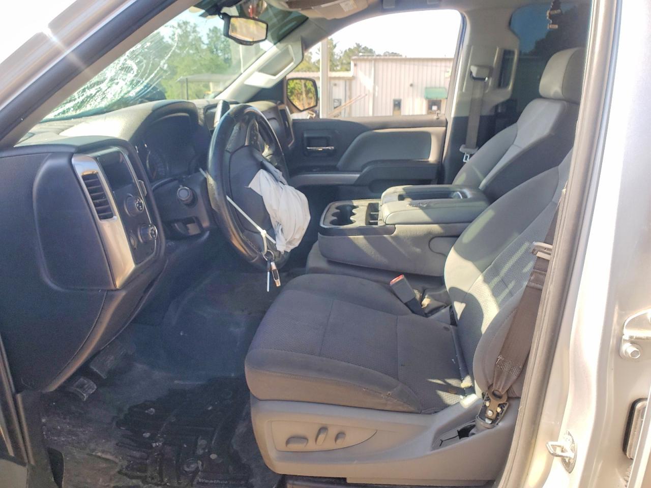 2014 Chevrolet Silverado K1500 Lt Silver vin: 1GCVKREC0EZ102022