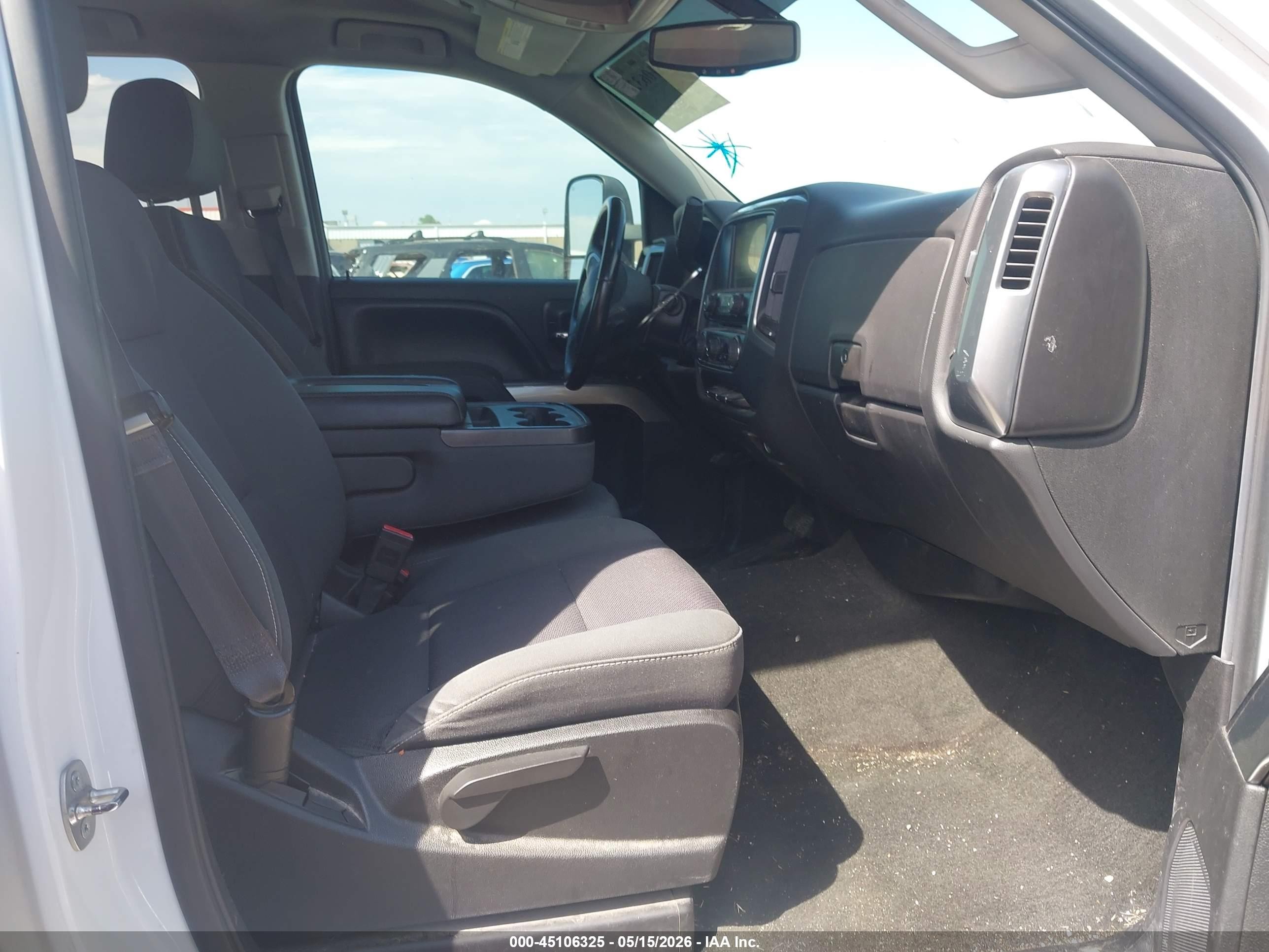 2014 Chevrolet Silverado 1500 1lt White vin: 1GCVKREC0EZ109911