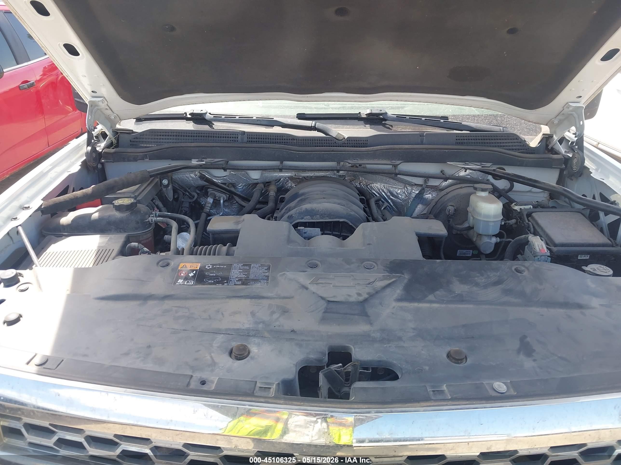 2014 Chevrolet Silverado 1500 1lt White vin: 1GCVKREC0EZ109911