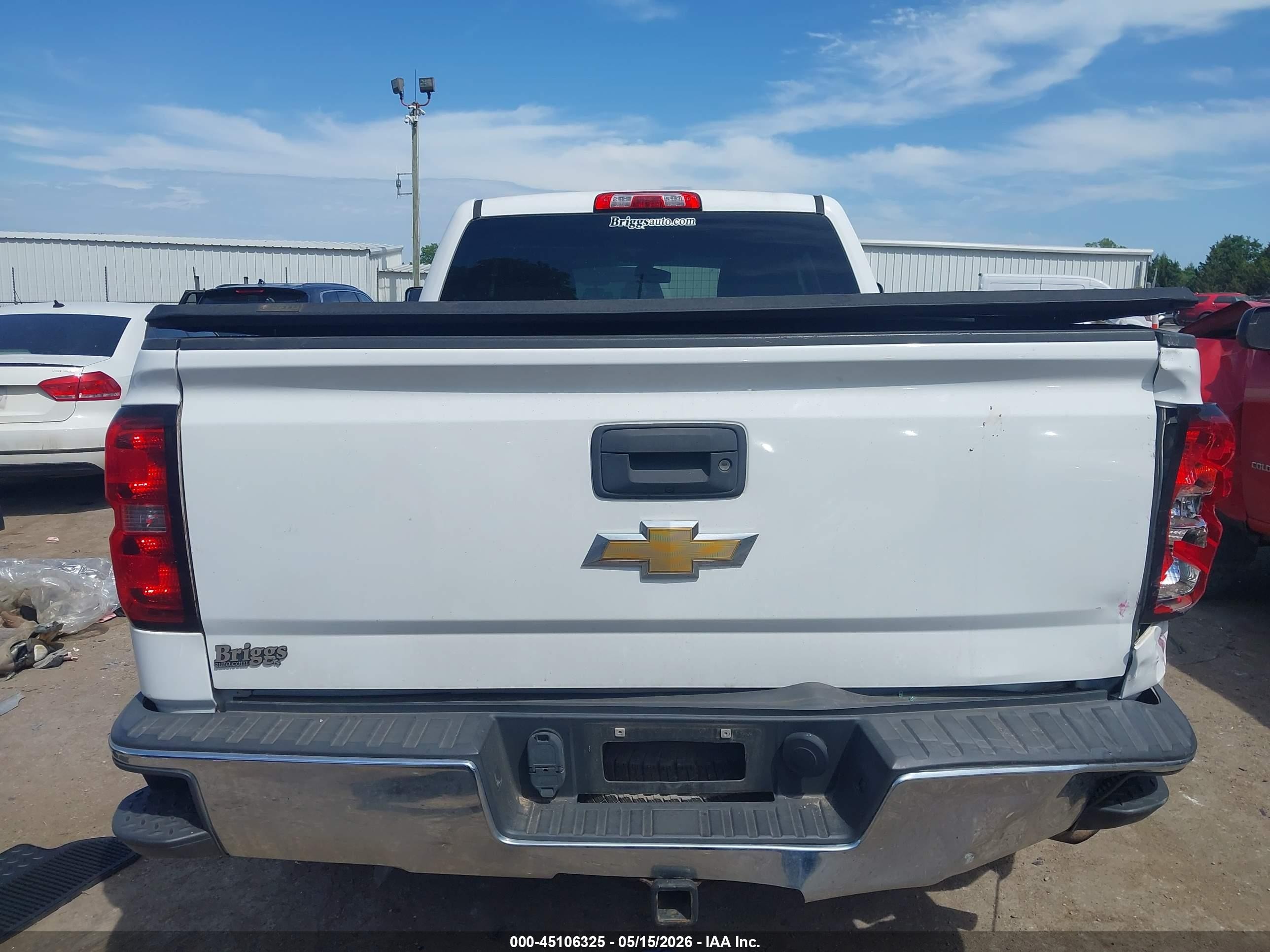 2014 Chevrolet Silverado 1500 1lt White vin: 1GCVKREC0EZ109911