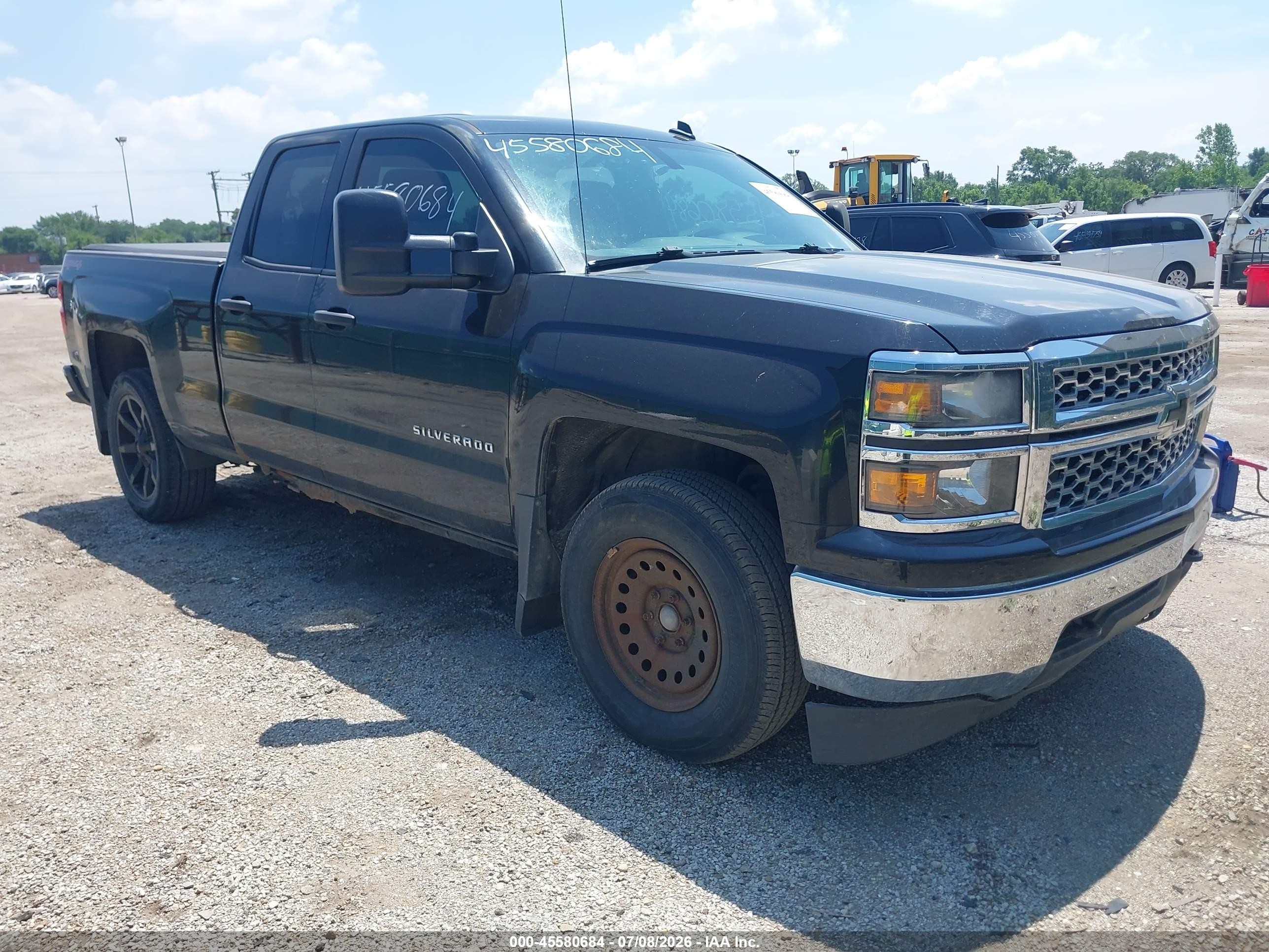 2014 Chevrolet Silverado 1500 Lt Черный vin: 1GCVKREC0EZ157974