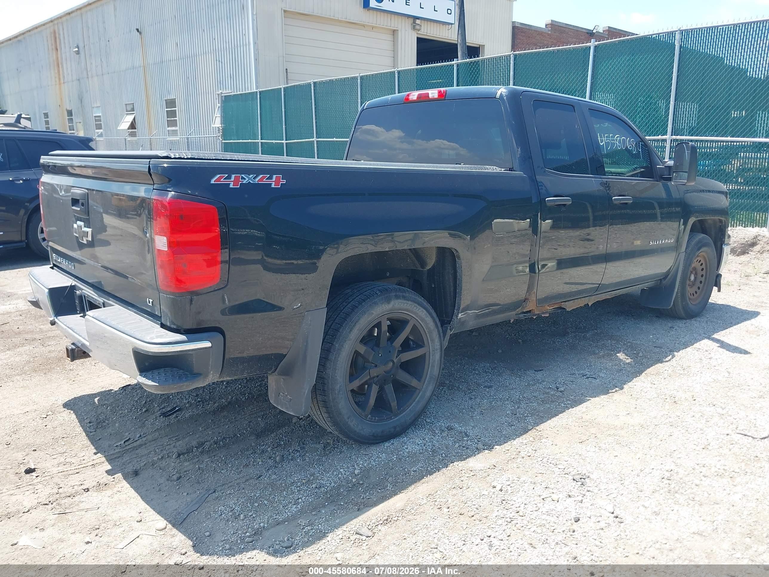 2014 Chevrolet Silverado 1500 Lt Черный vin: 1GCVKREC0EZ157974