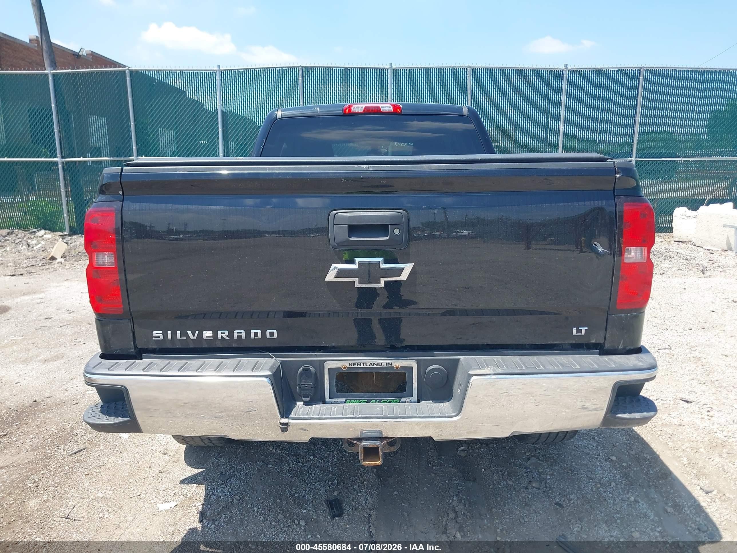 2014 Chevrolet Silverado 1500 Lt Черный vin: 1GCVKREC0EZ157974