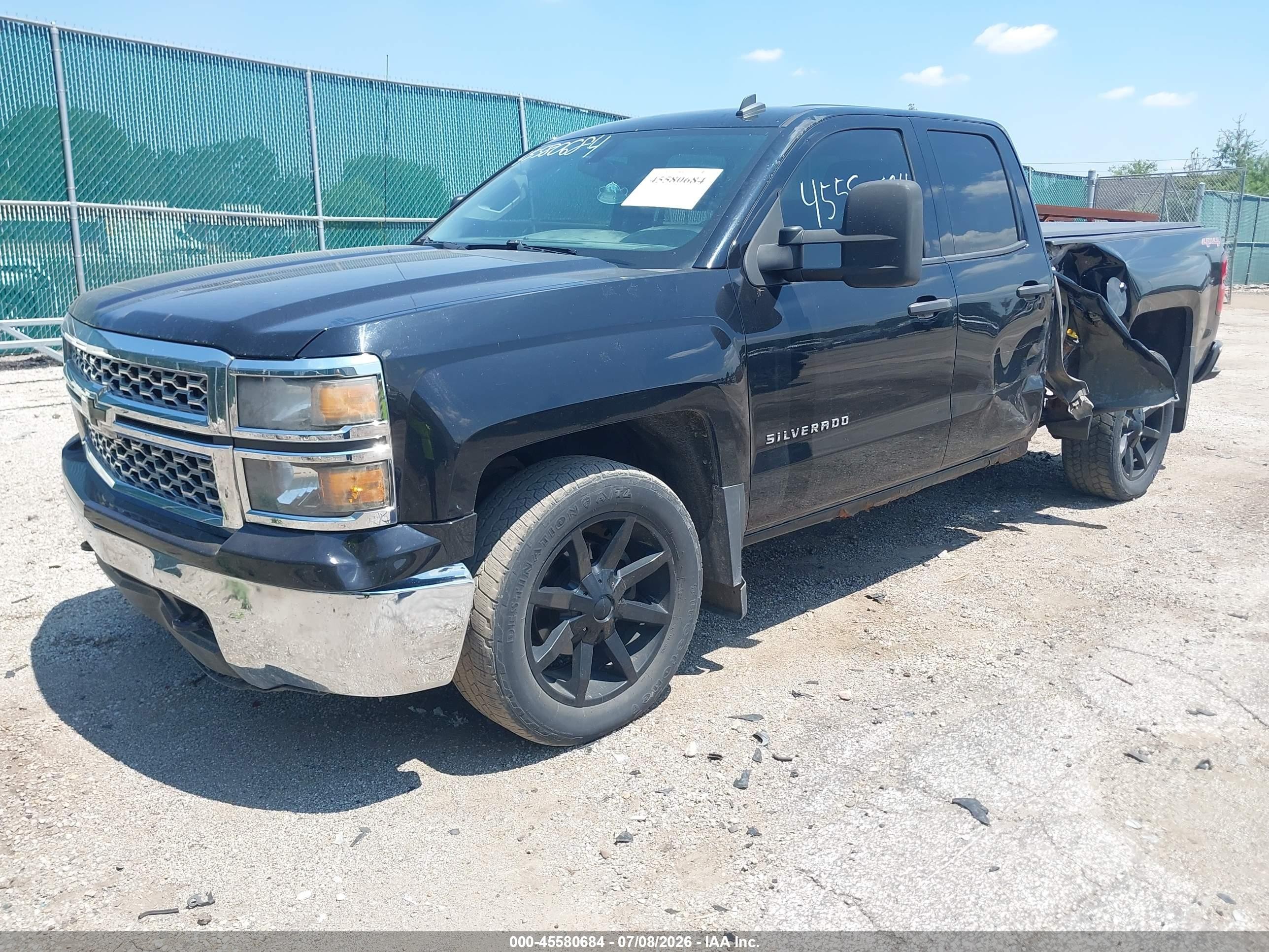 2014 Chevrolet Silverado 1500 Lt Черный vin: 1GCVKREC0EZ157974