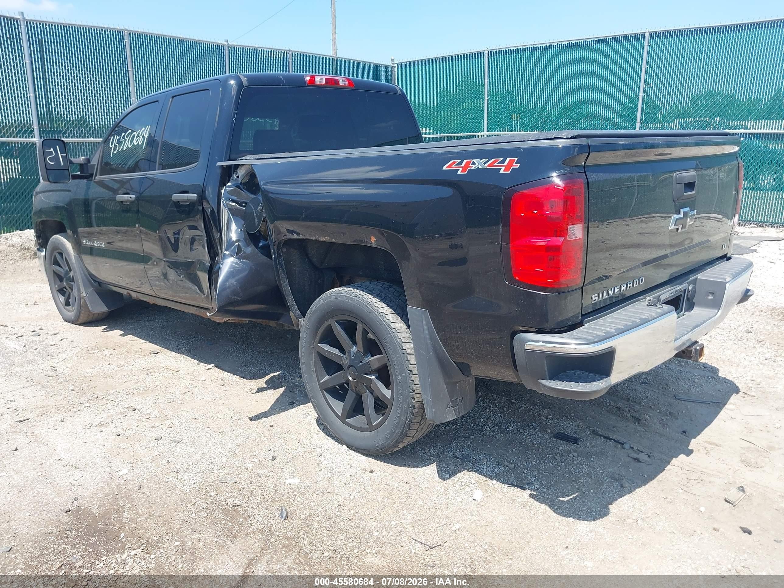 2014 Chevrolet Silverado 1500 Lt Черный vin: 1GCVKREC0EZ157974