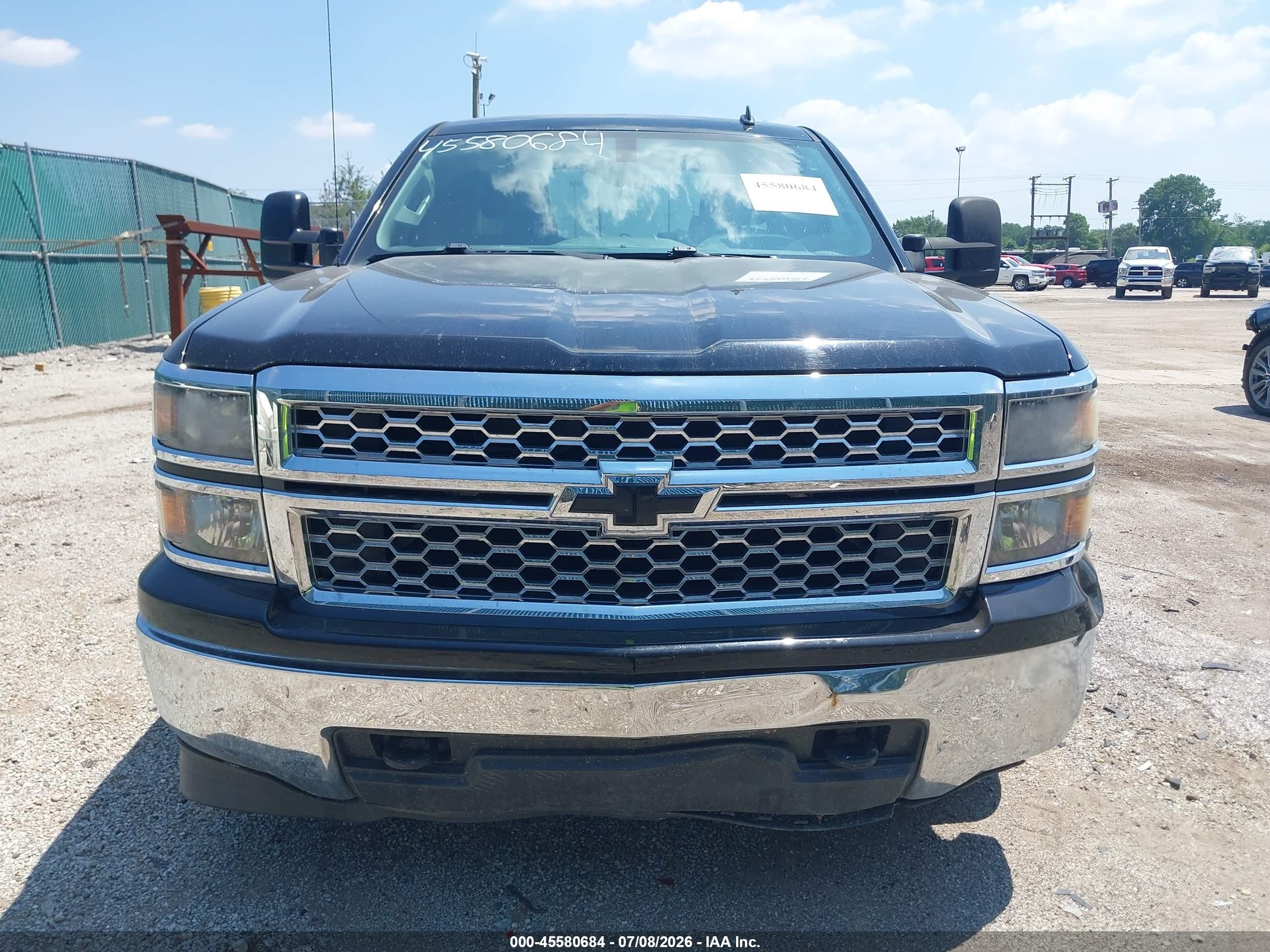 2014 Chevrolet Silverado 1500 Lt Черный vin: 1GCVKREC0EZ157974