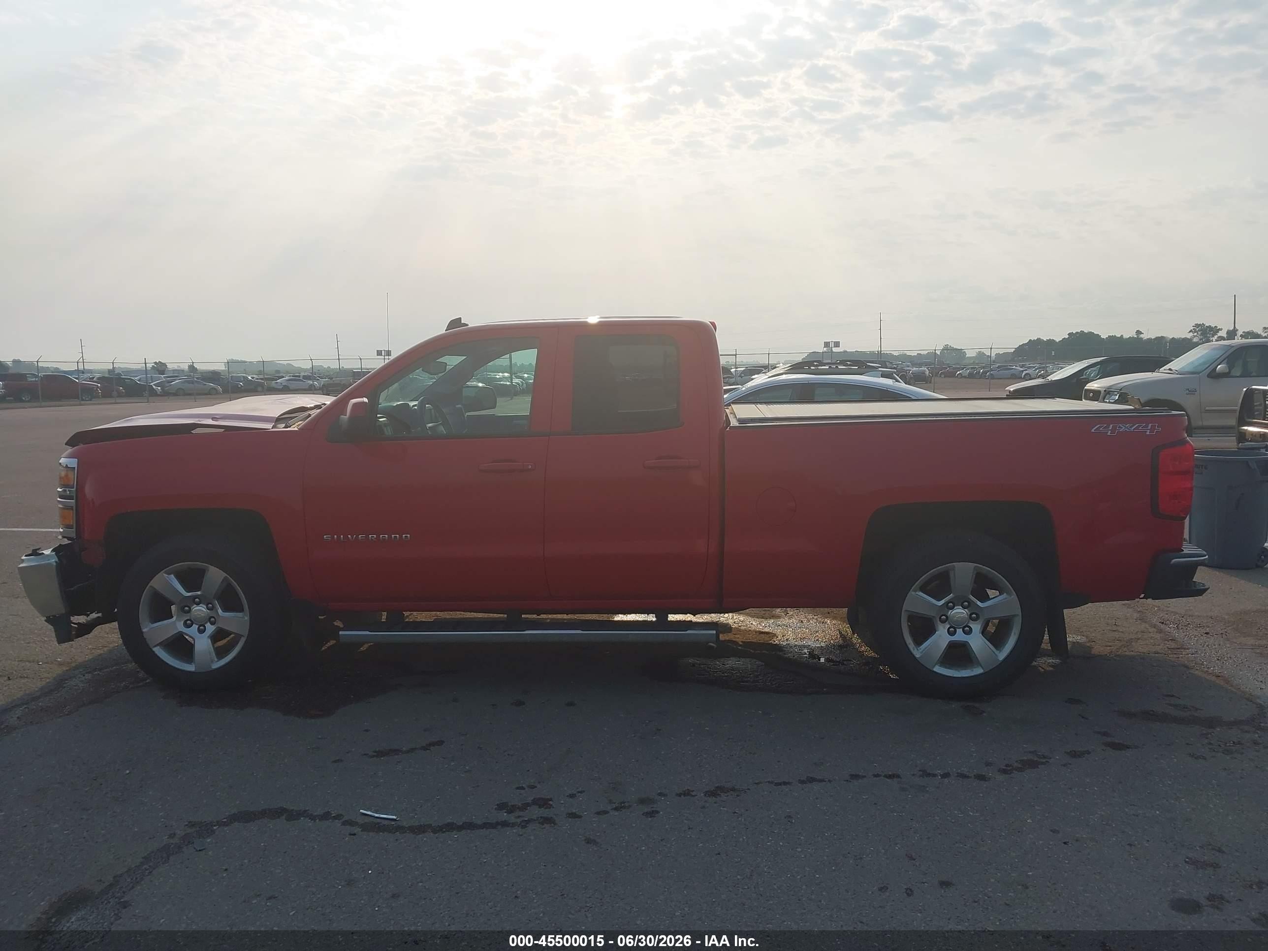 2014 Chevrolet Silverado 1500 Lt Red vin: 1GCVKREC0EZ197861