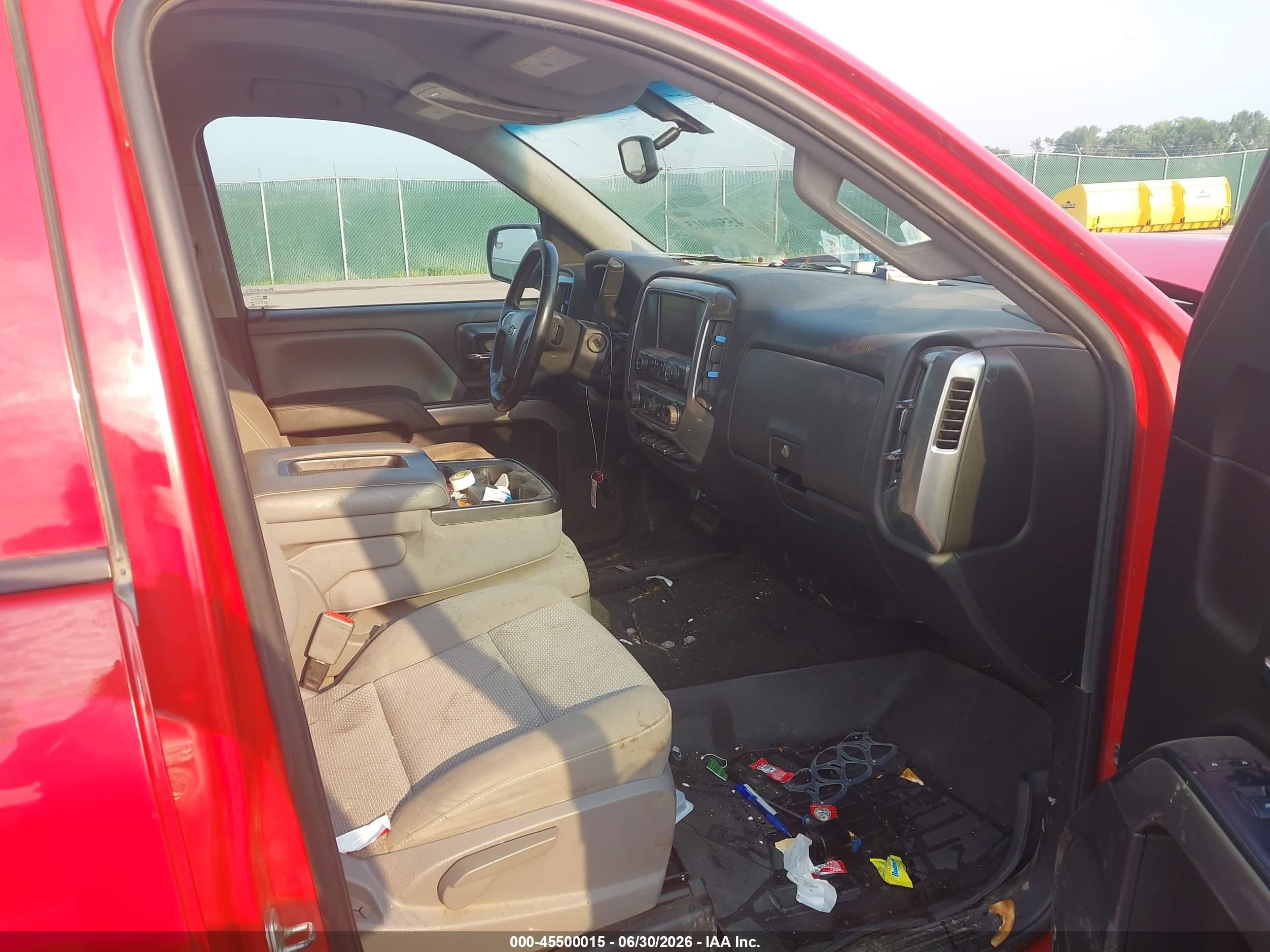2014 Chevrolet Silverado 1500 Lt Red vin: 1GCVKREC0EZ197861