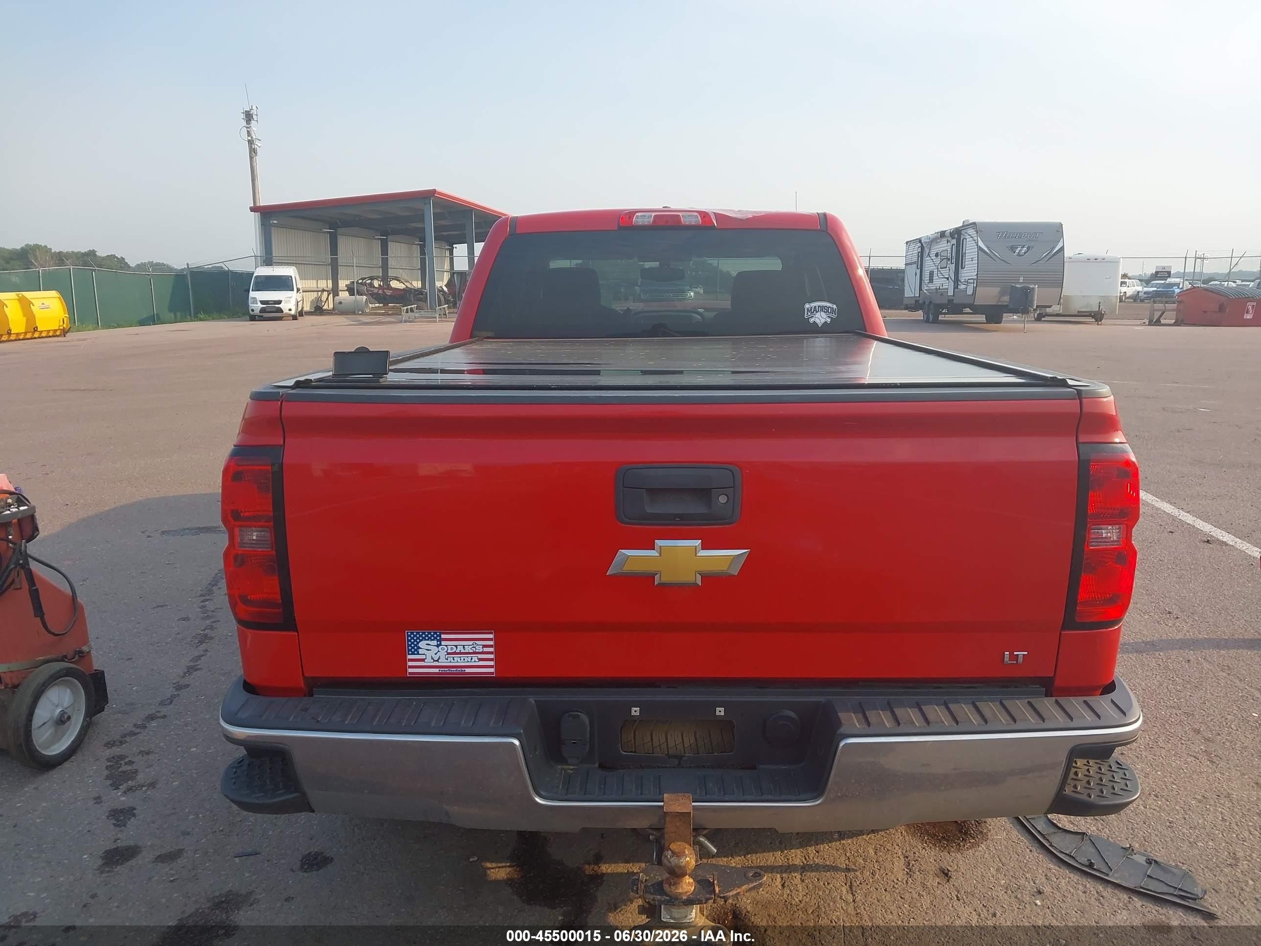 2014 Chevrolet Silverado 1500 Lt Red vin: 1GCVKREC0EZ197861