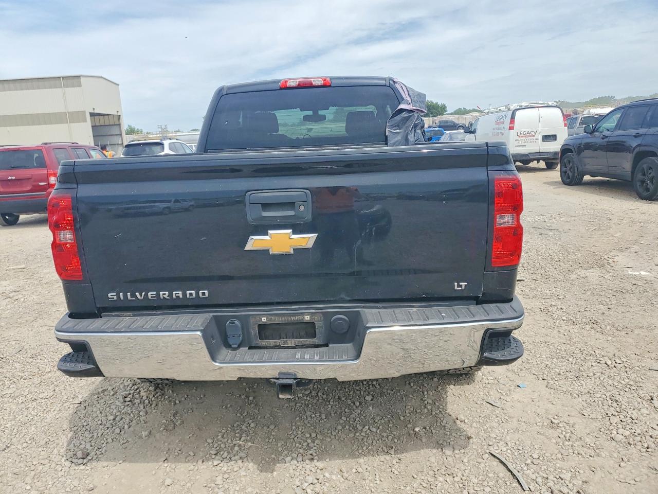 2014 Chevrolet Silverado K1500 Lt Black vin: 1GCVKREC0EZ303886