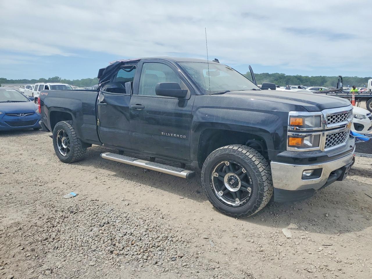 2014 Chevrolet Silverado K1500 Lt Black vin: 1GCVKREC0EZ303886