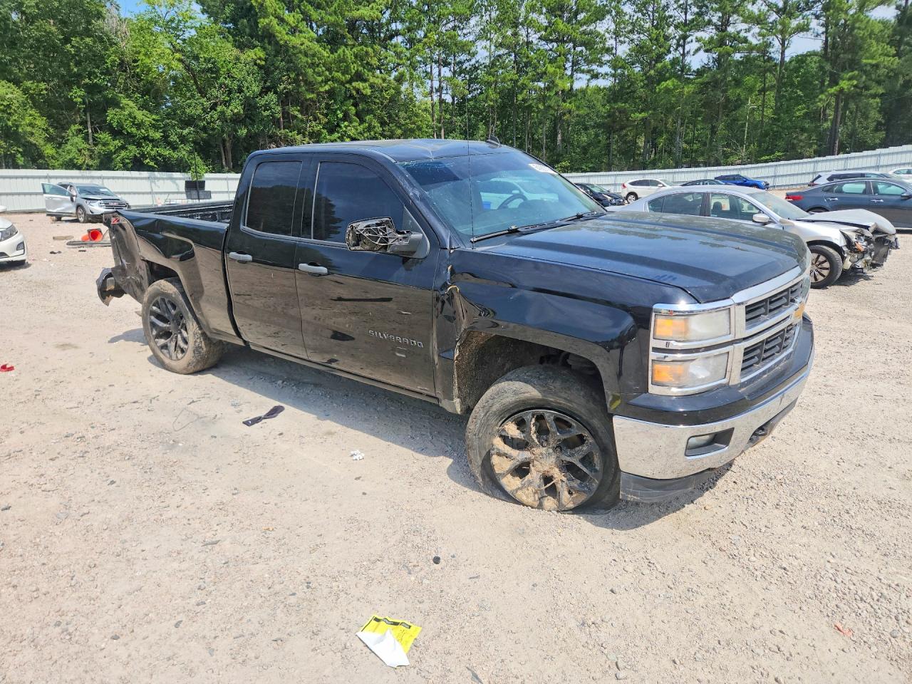 2014 Chevrolet Silverado K1500 Lt Black vin: 1GCVKREC0EZ327329
