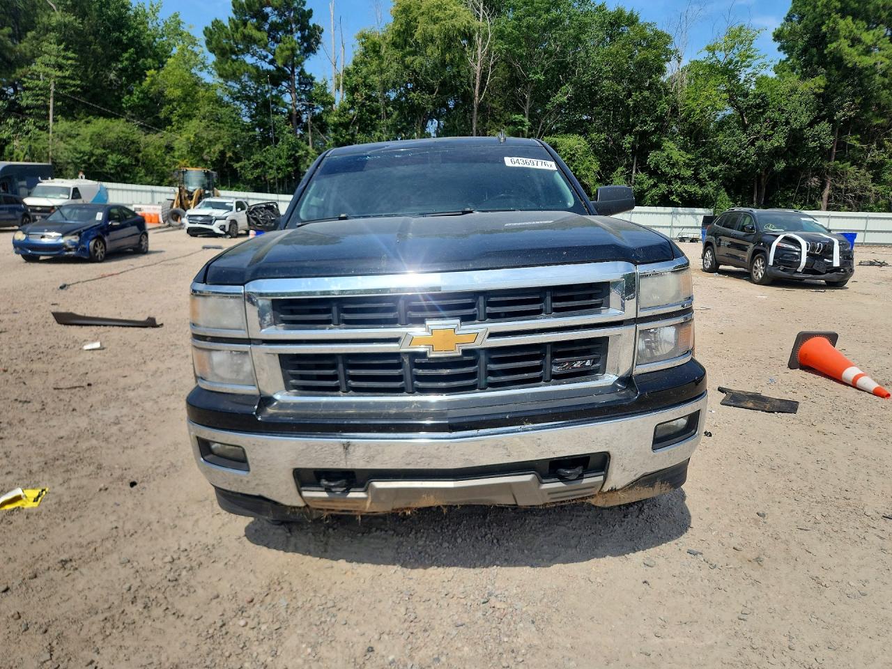2014 Chevrolet Silverado K1500 Lt Black vin: 1GCVKREC0EZ327329