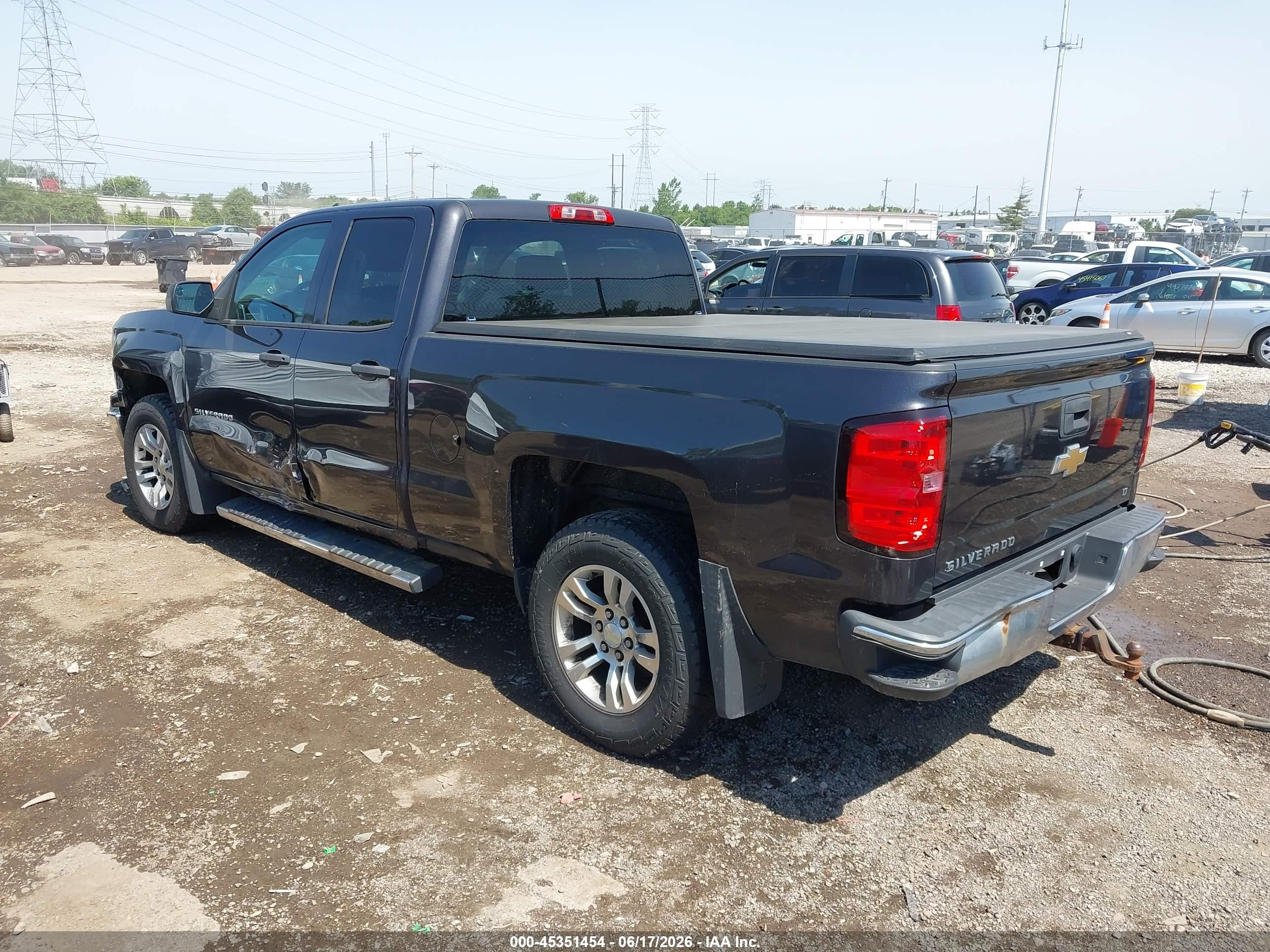 2014 Chevrolet Silverado 1500 Lt Gray vin: 1GCVKREC0EZ329887
