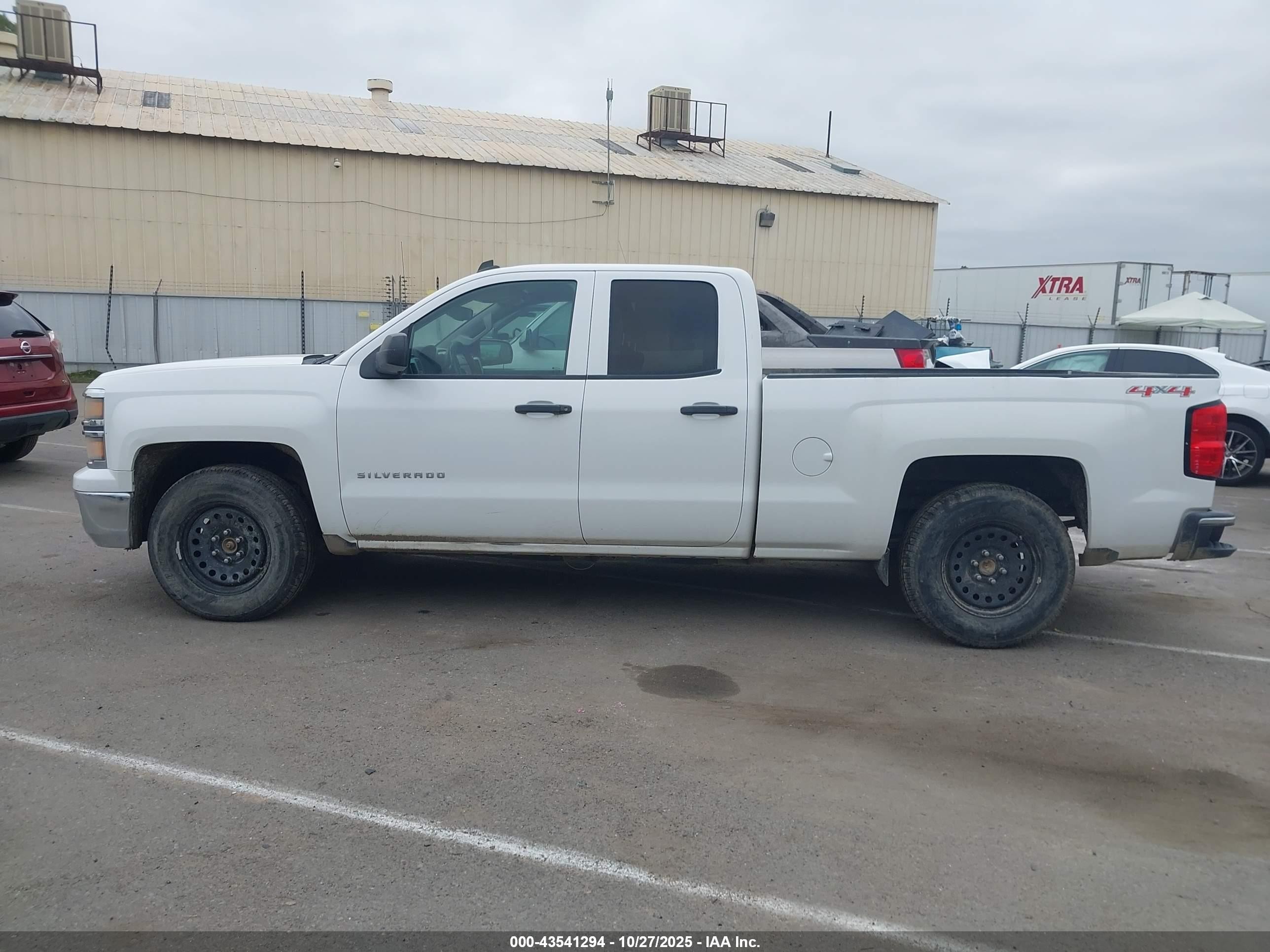 2014 Chevrolet Silverado 1500 1lt White vin: 1GCVKREC0EZ331154