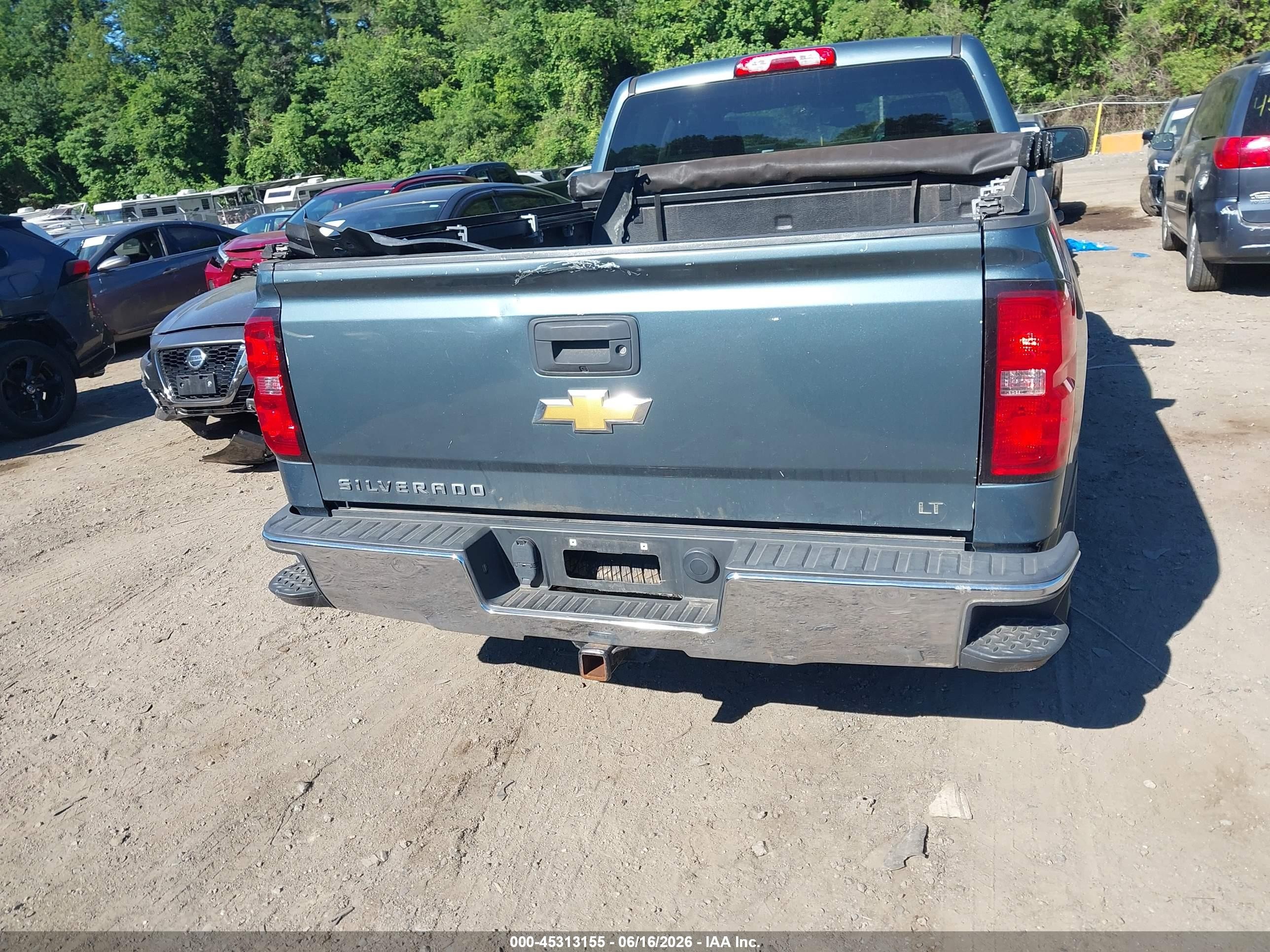 2014 Chevrolet Silverado 1500 2lt Green vin: 1GCVKREC0EZ335687
