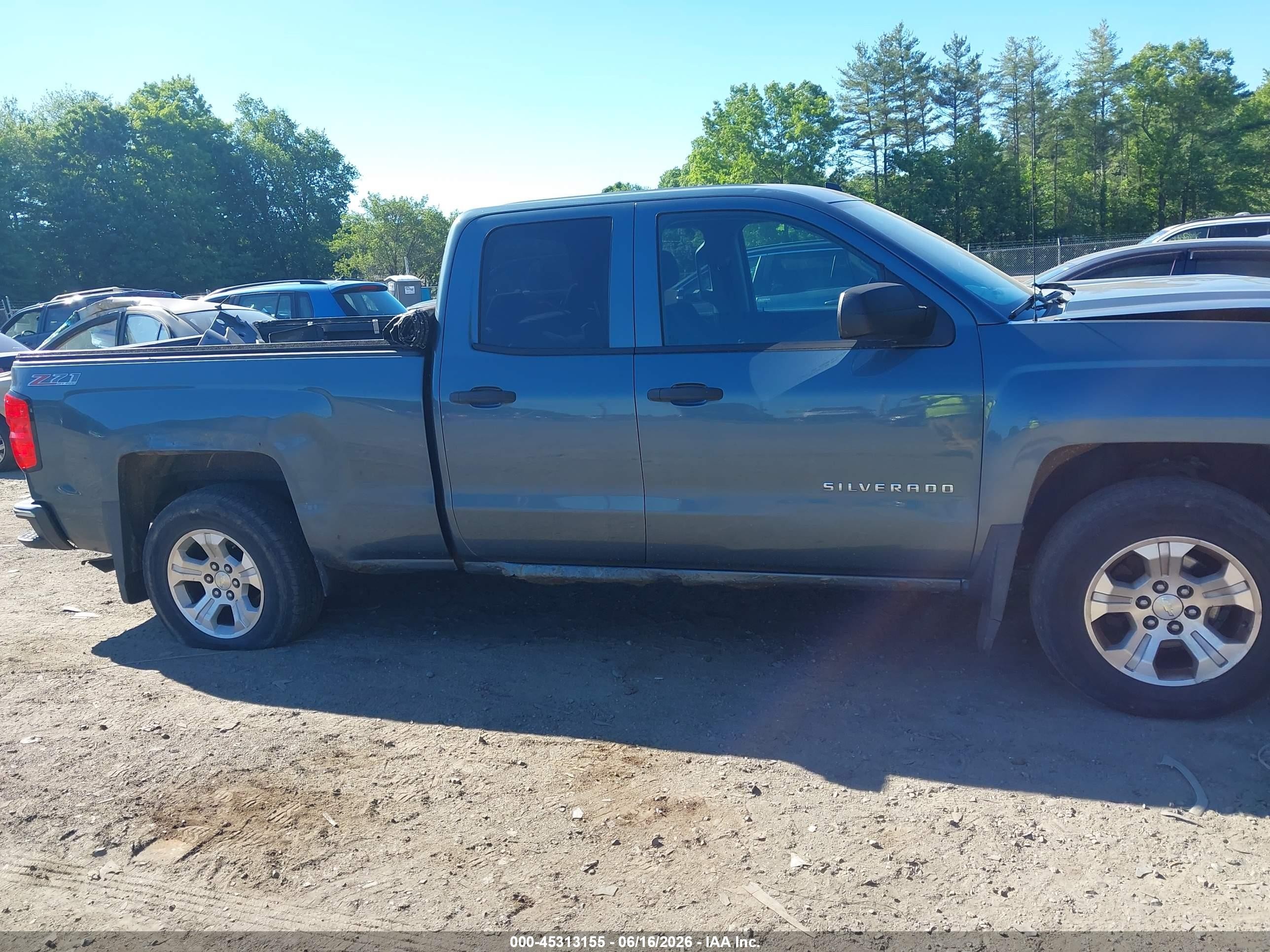2014 Chevrolet Silverado 1500 2lt Green vin: 1GCVKREC0EZ335687