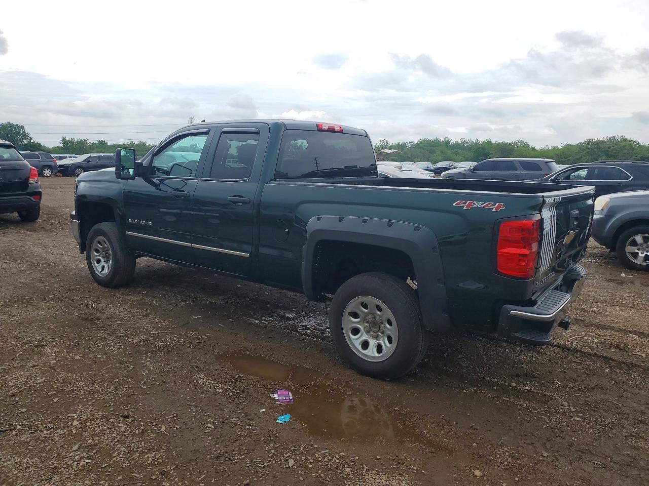 2014 Chevrolet Silverado K1500 Lt Green vin: 1GCVKREC0EZ356720
