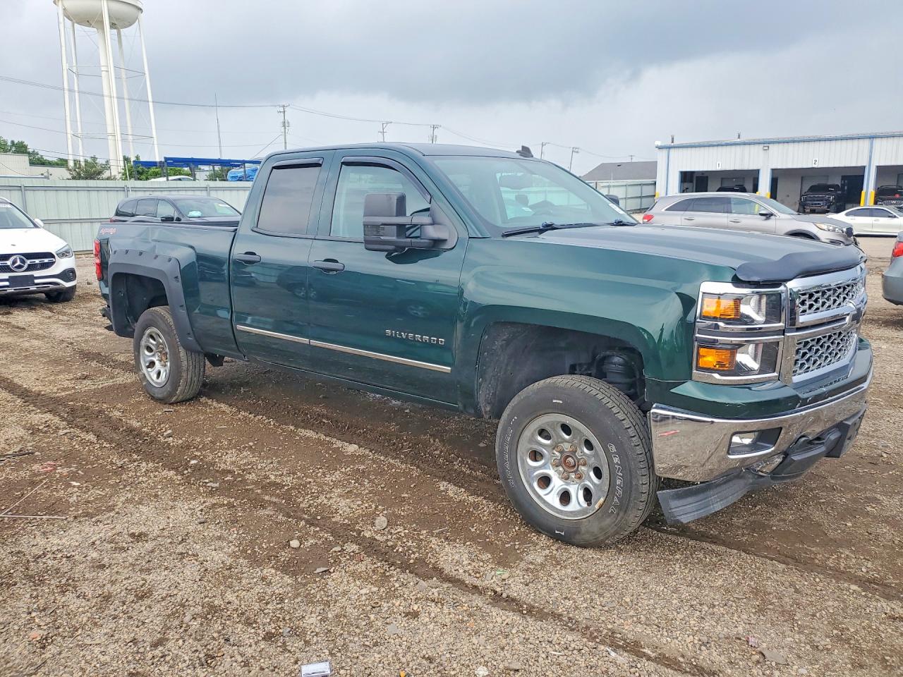 2014 Chevrolet Silverado K1500 Lt Green vin: 1GCVKREC0EZ356720