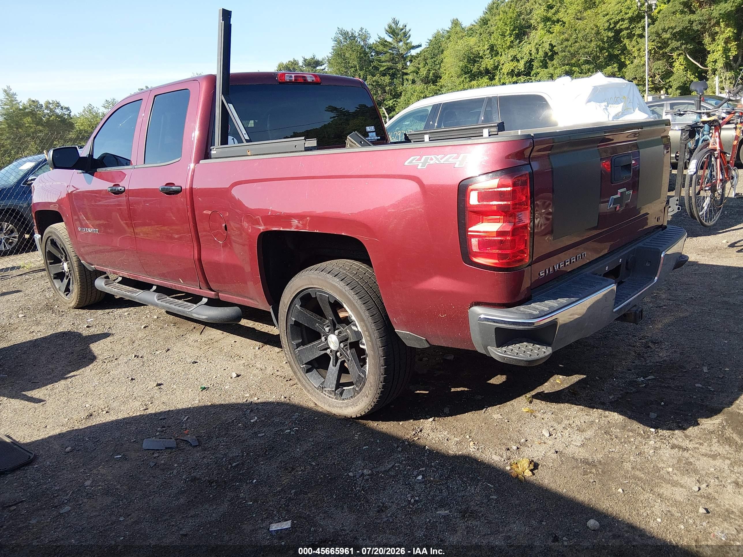 2014 Chevrolet Silverado 1500 Lt Maroon vin: 1GCVKREC0EZ397462