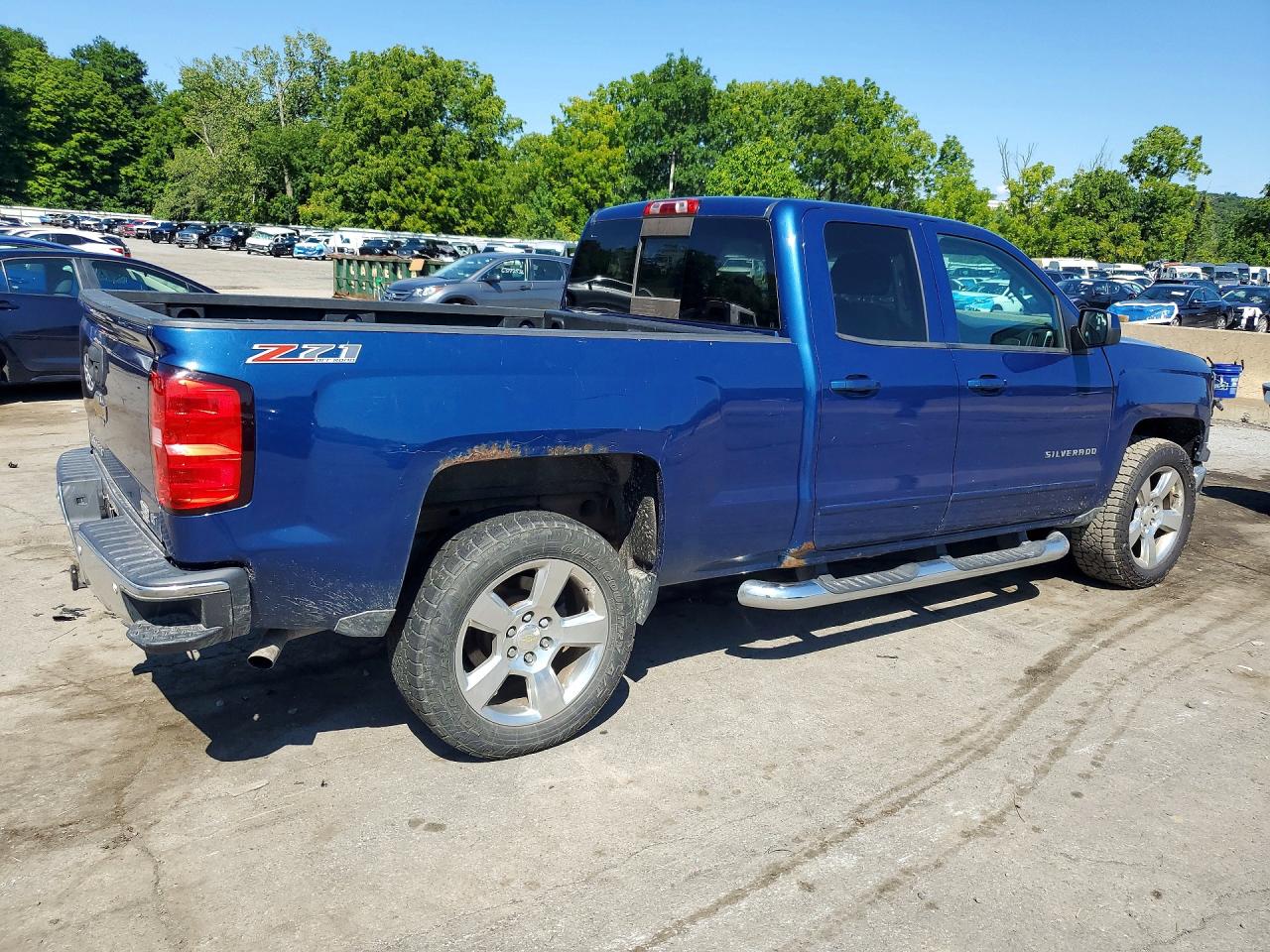 2015 Chevrolet Silverado Синий vin: 1GCVKREC0FZ168751