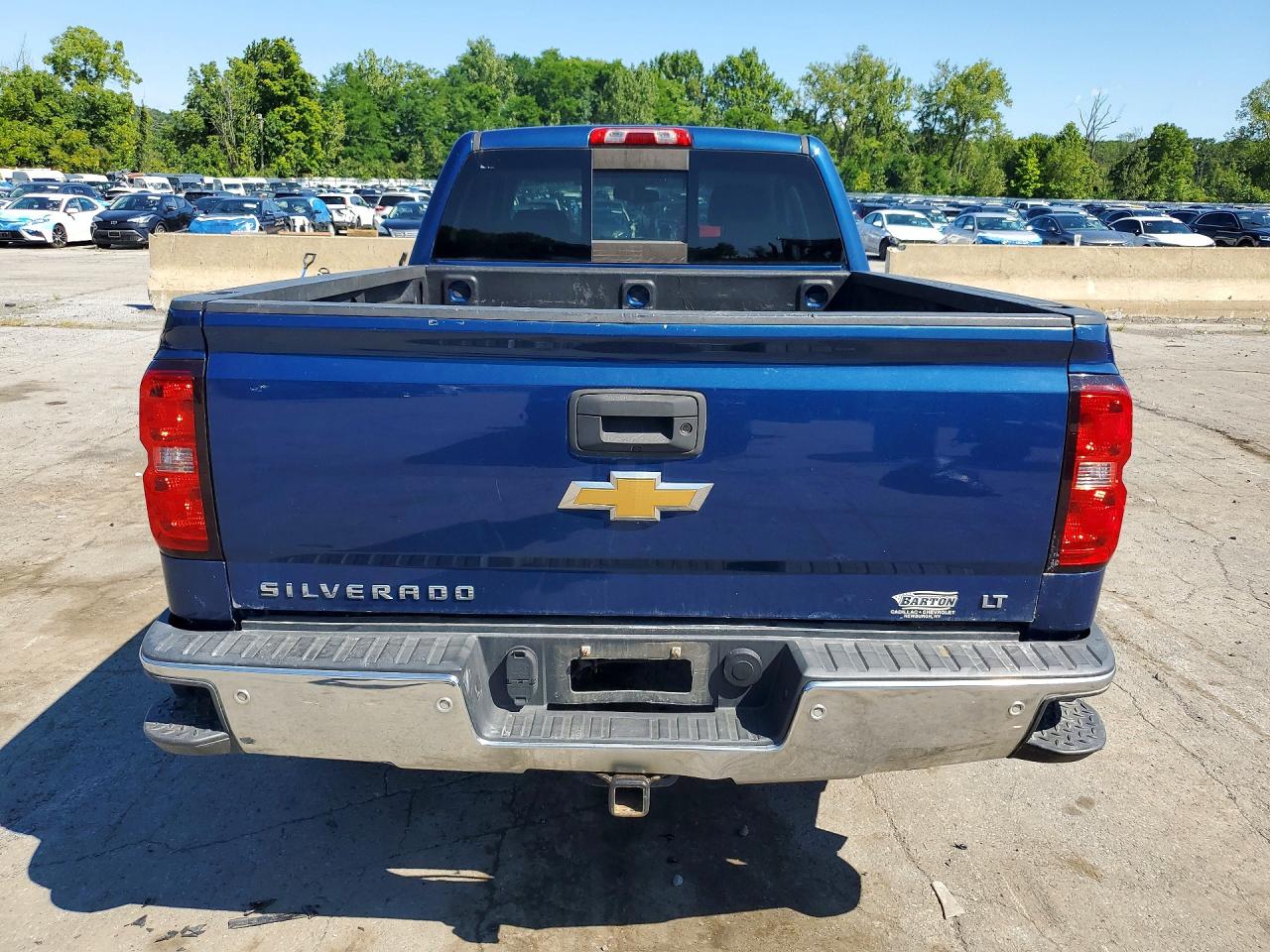 2015 Chevrolet Silverado Синий vin: 1GCVKREC0FZ168751