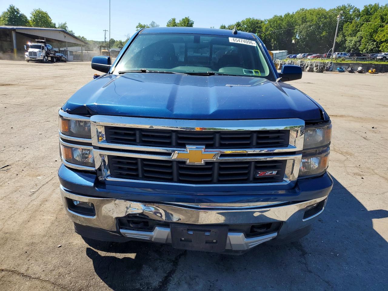 2015 Chevrolet Silverado Синий vin: 1GCVKREC0FZ168751