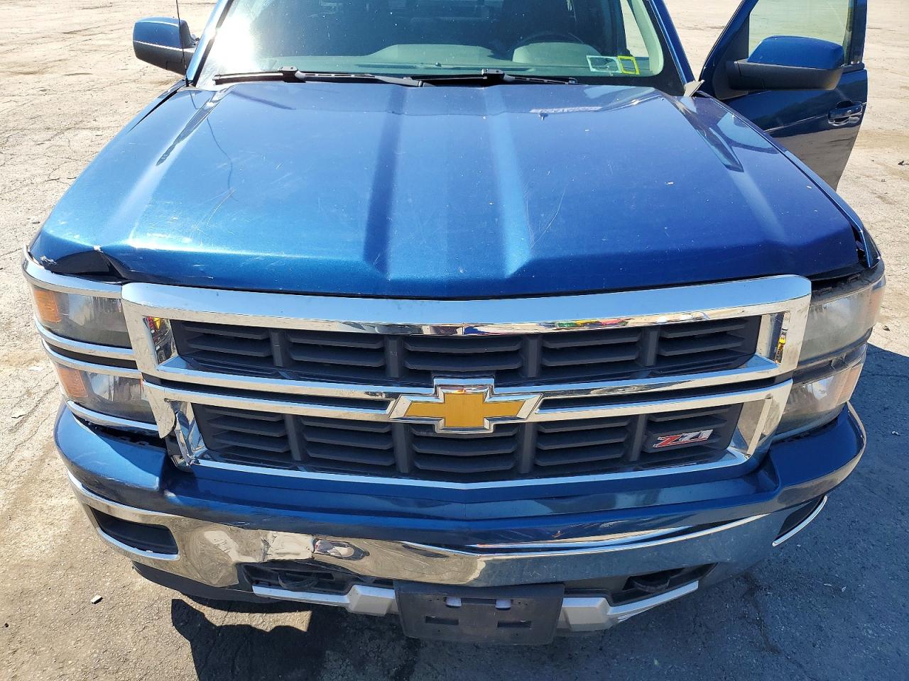2015 Chevrolet Silverado Синий vin: 1GCVKREC0FZ168751