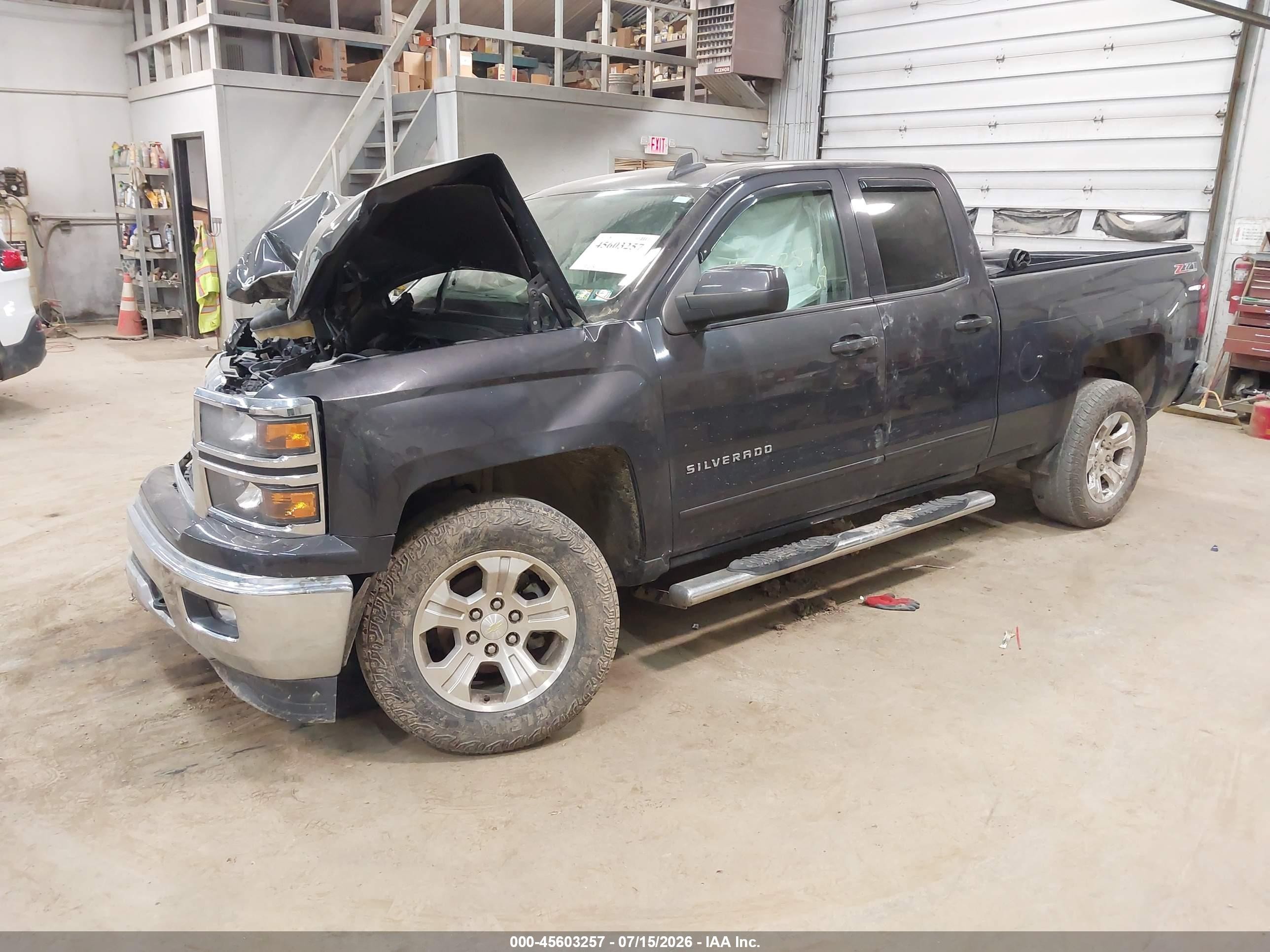 2015 Chevrolet Silverado 1500 Lt Black vin: 1GCVKREC0FZ203854