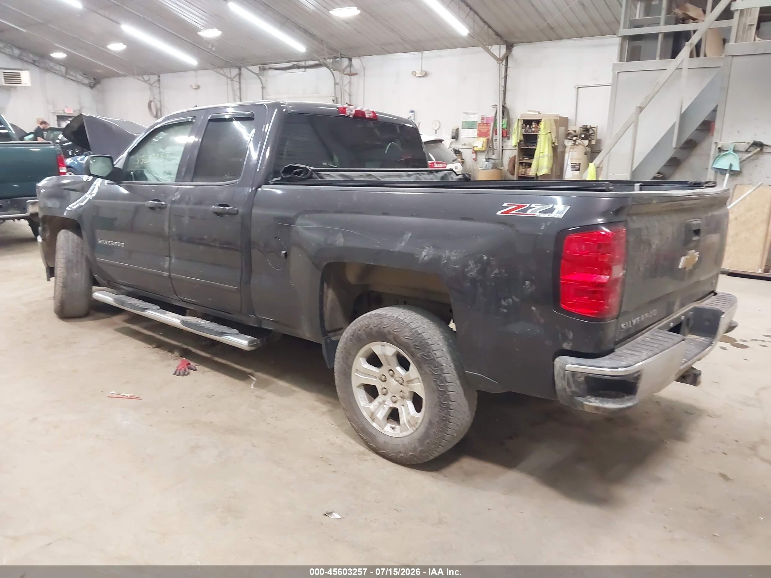 2015 Chevrolet Silverado 1500 Lt Black vin: 1GCVKREC0FZ203854