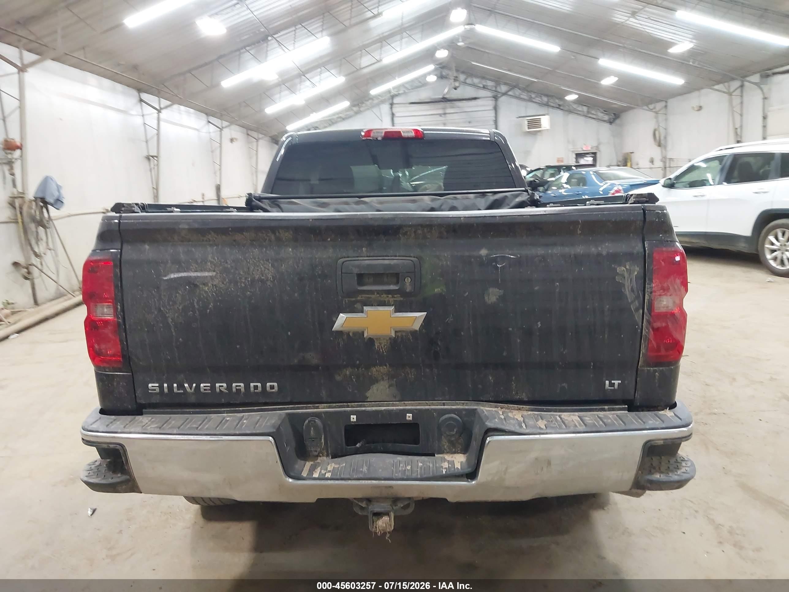 2015 Chevrolet Silverado 1500 Lt Black vin: 1GCVKREC0FZ203854