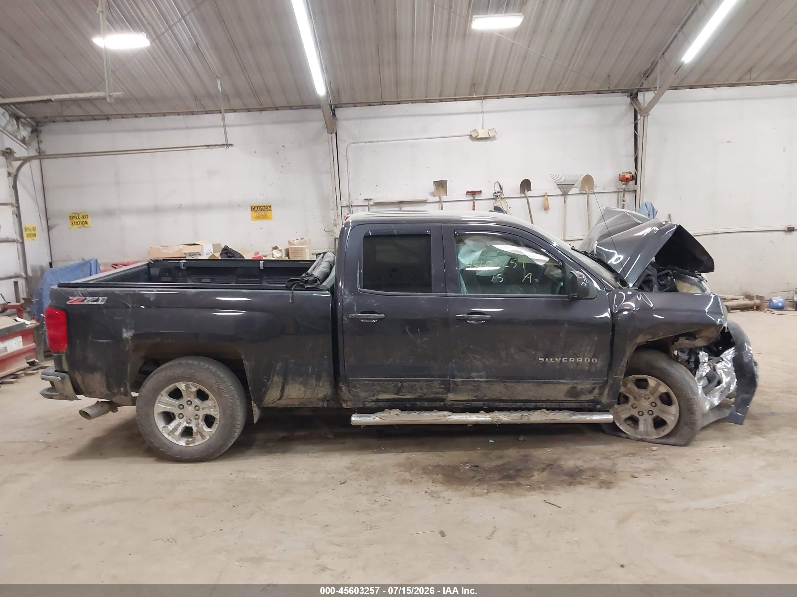 2015 Chevrolet Silverado 1500 Lt Black vin: 1GCVKREC0FZ203854