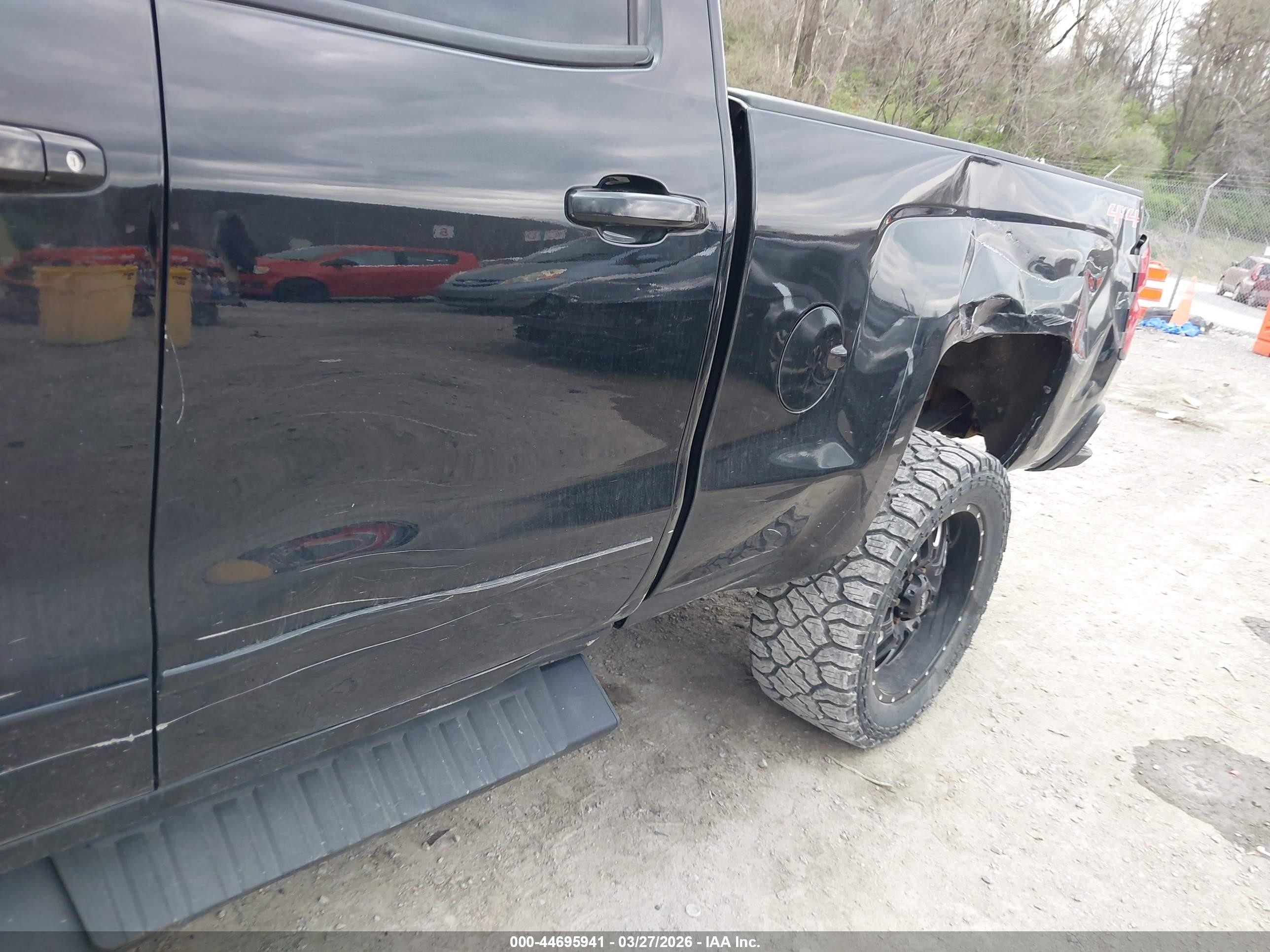 2015 Chevrolet Silverado 1500 1lt Black vin: 1GCVKREC0FZ206186