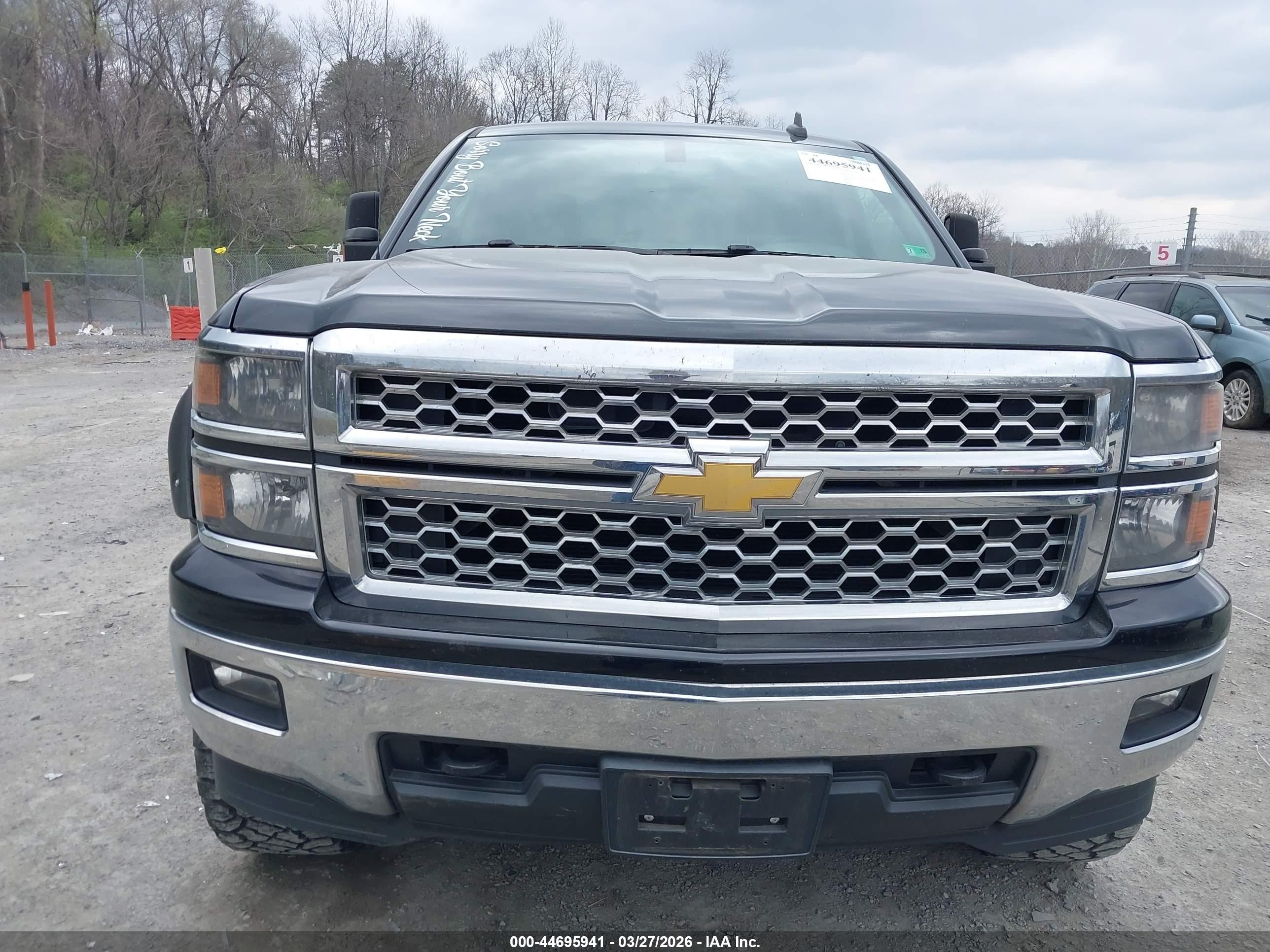 2015 Chevrolet Silverado 1500 1lt Black vin: 1GCVKREC0FZ206186