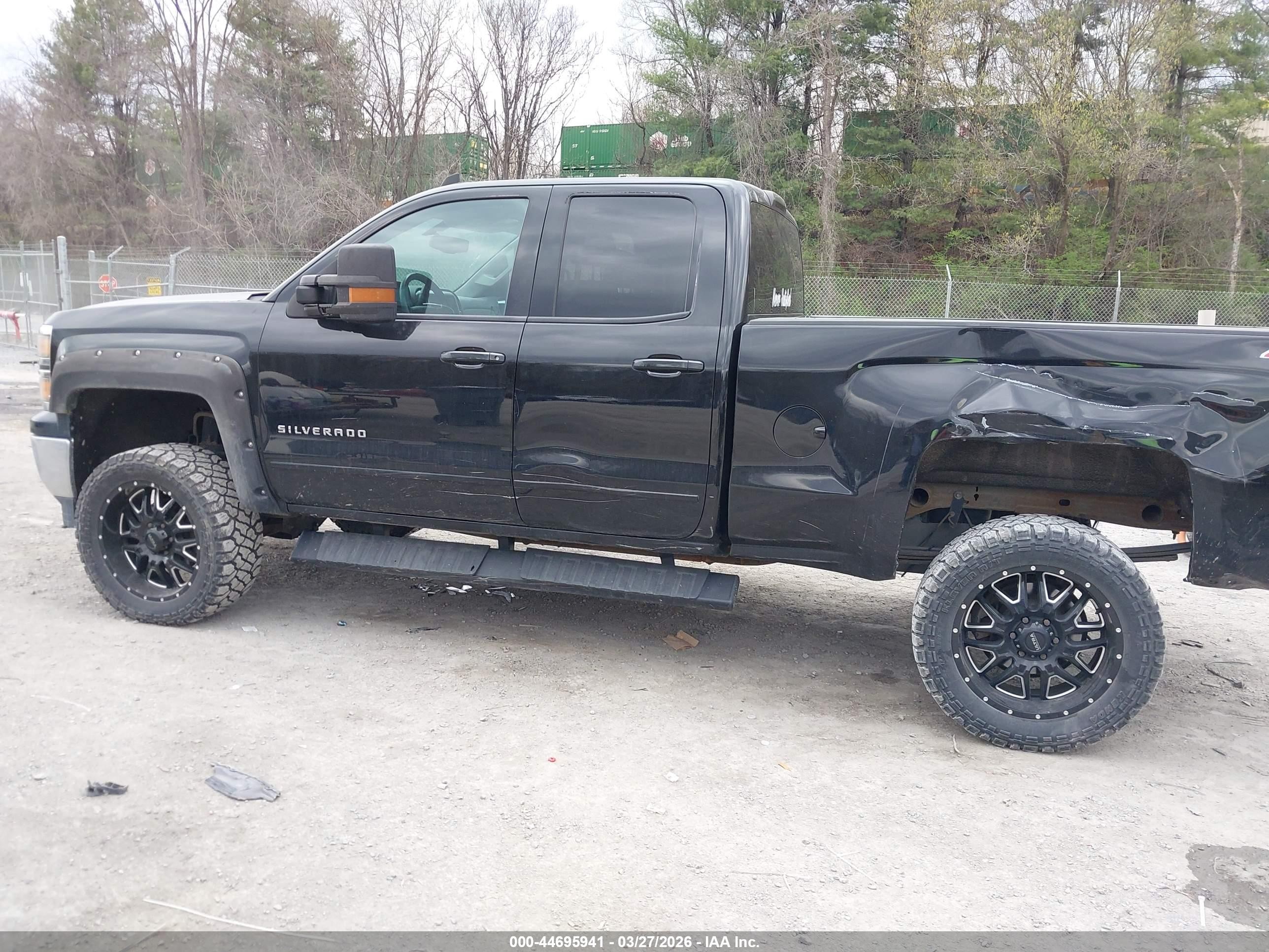 2015 Chevrolet Silverado 1500 1lt Black vin: 1GCVKREC0FZ206186