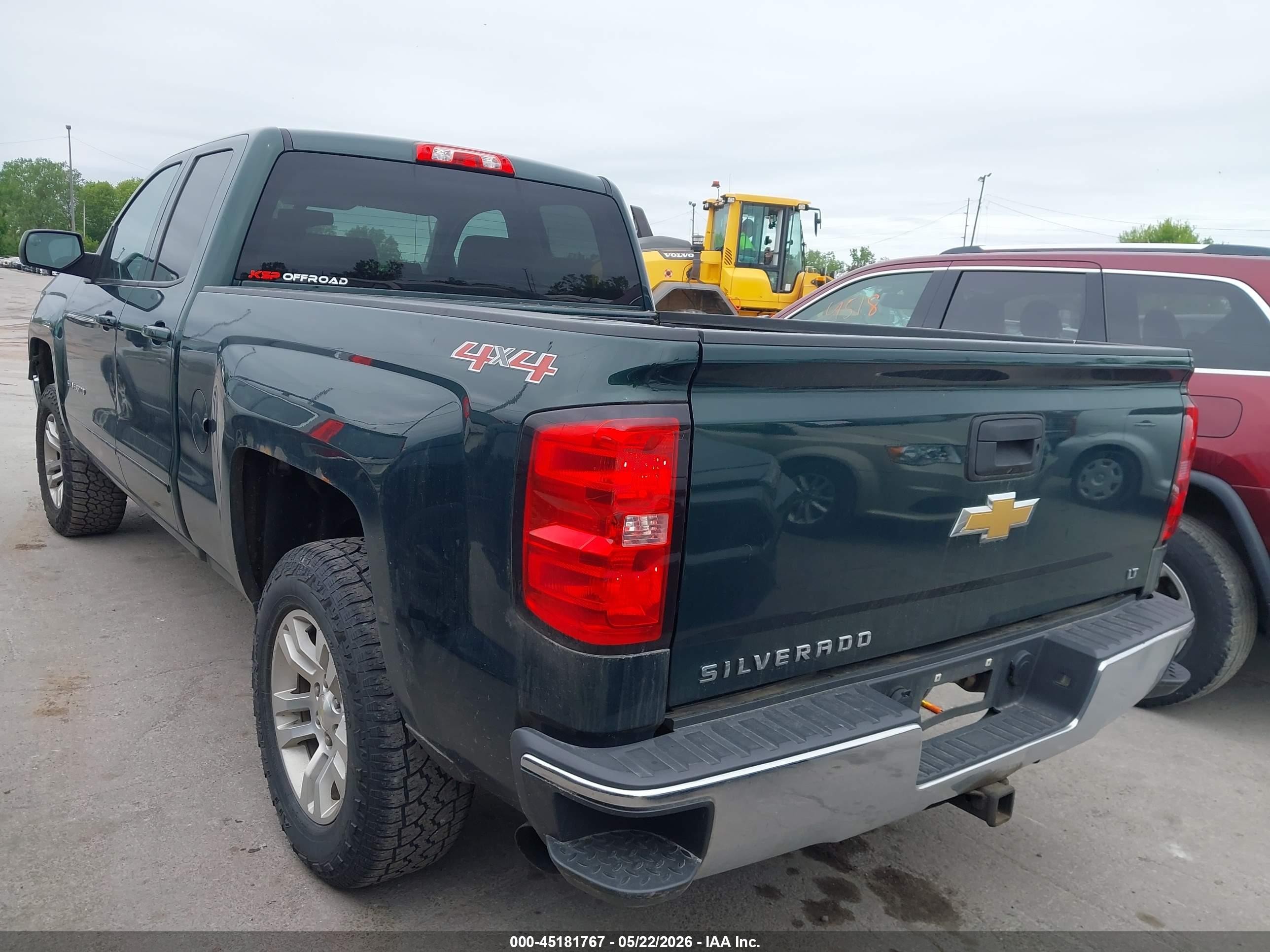 2015 Chevrolet Silverado 1500 1lt Green vin: 1GCVKREC0FZ217480