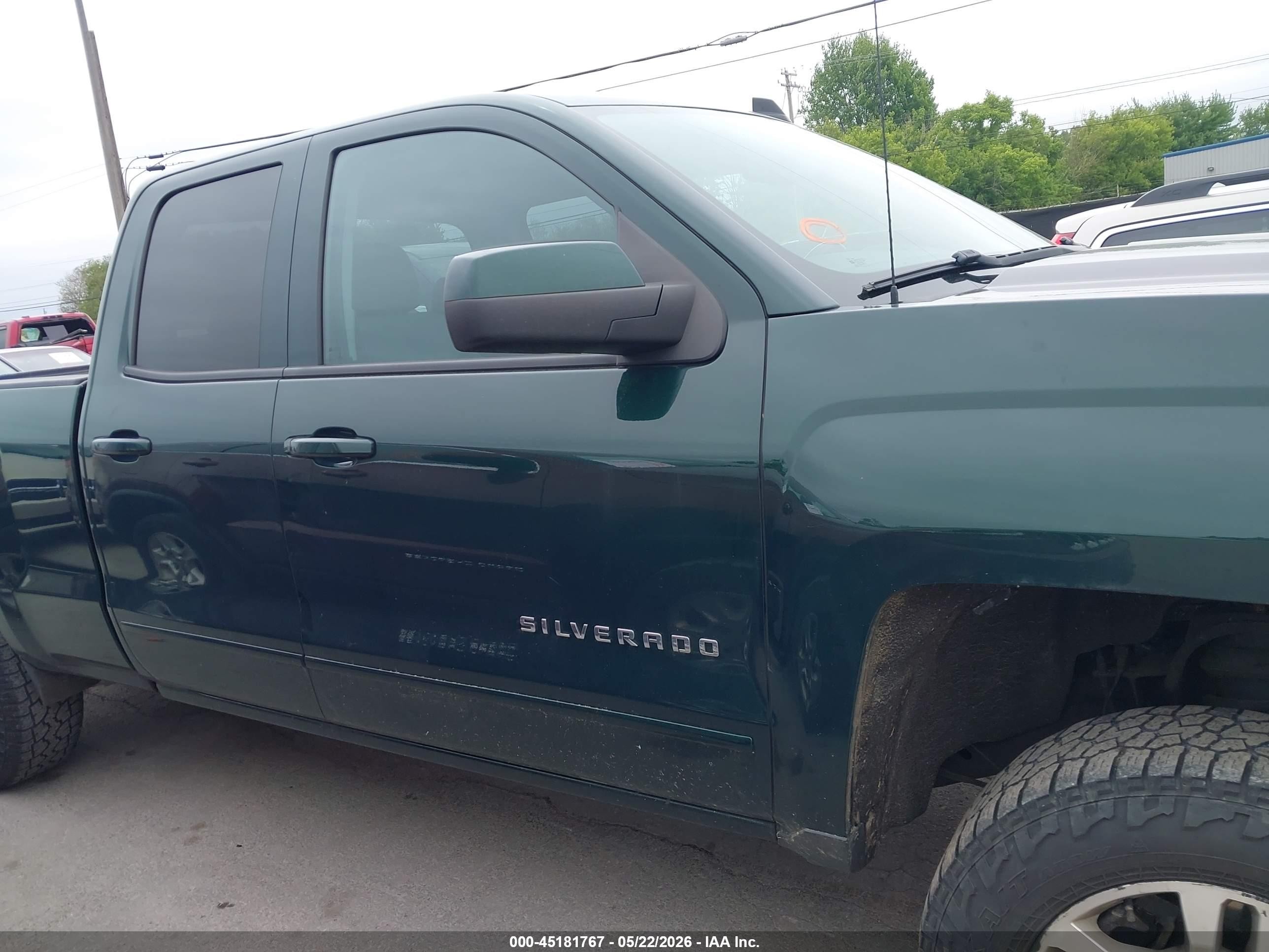 2015 Chevrolet Silverado 1500 1lt Green vin: 1GCVKREC0FZ217480