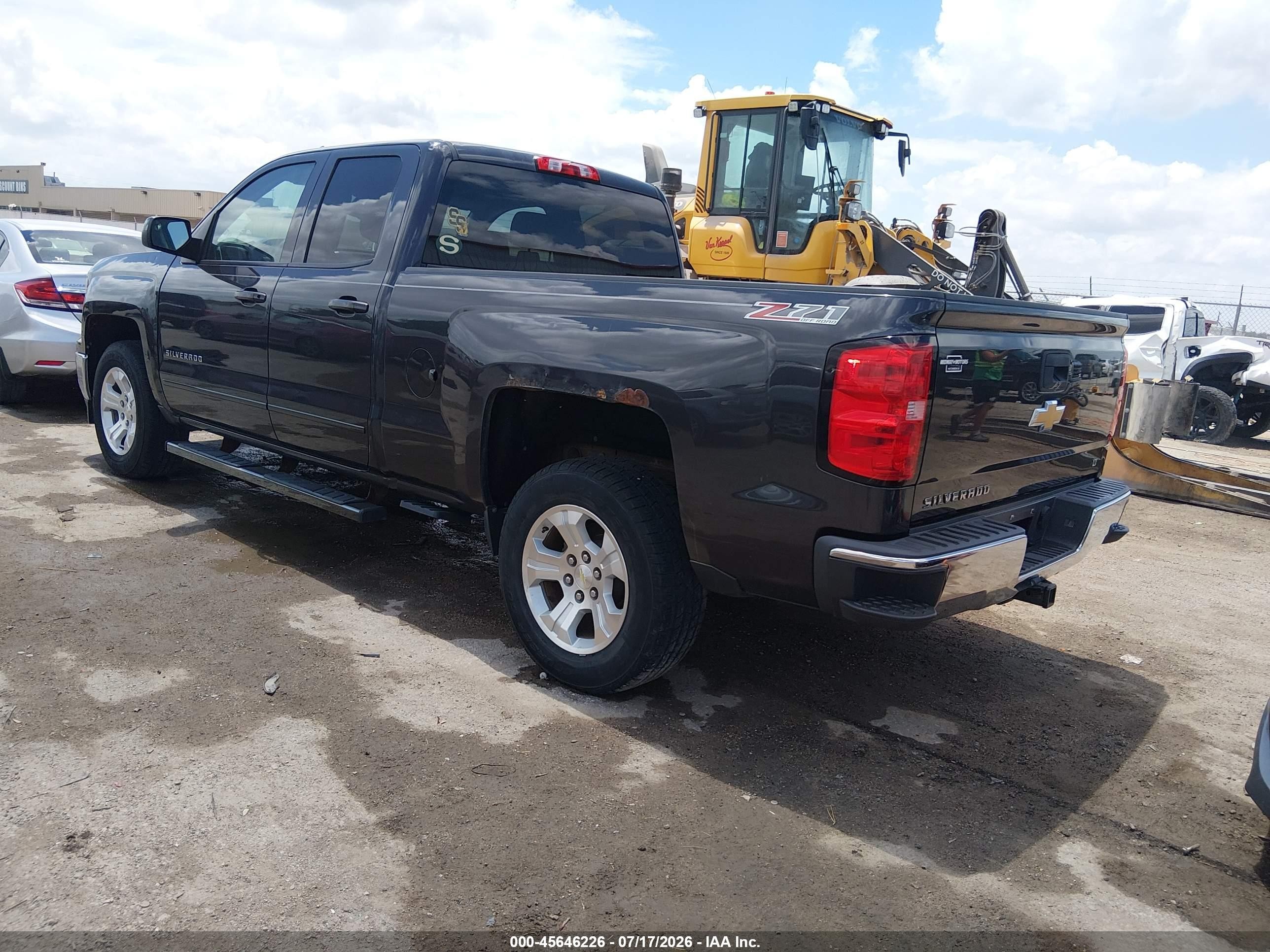 2015 Chevrolet Silverado 1500 Lt Серый vin: 1GCVKREC0FZ238944