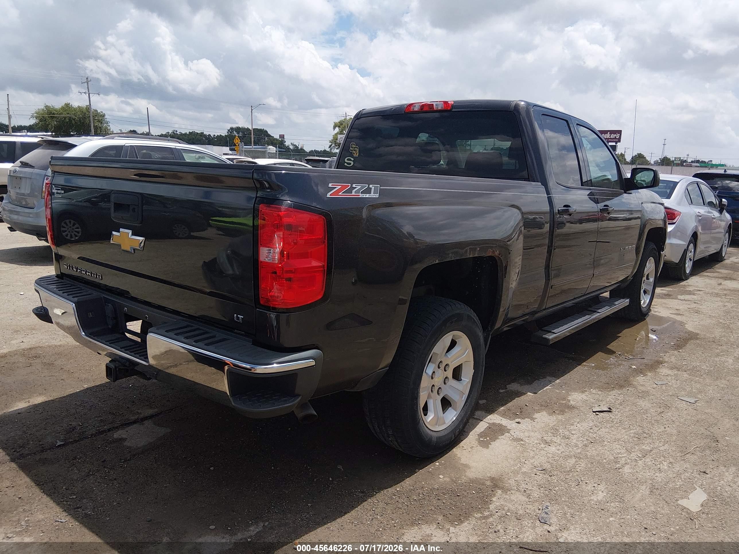 2015 Chevrolet Silverado 1500 Lt Серый vin: 1GCVKREC0FZ238944