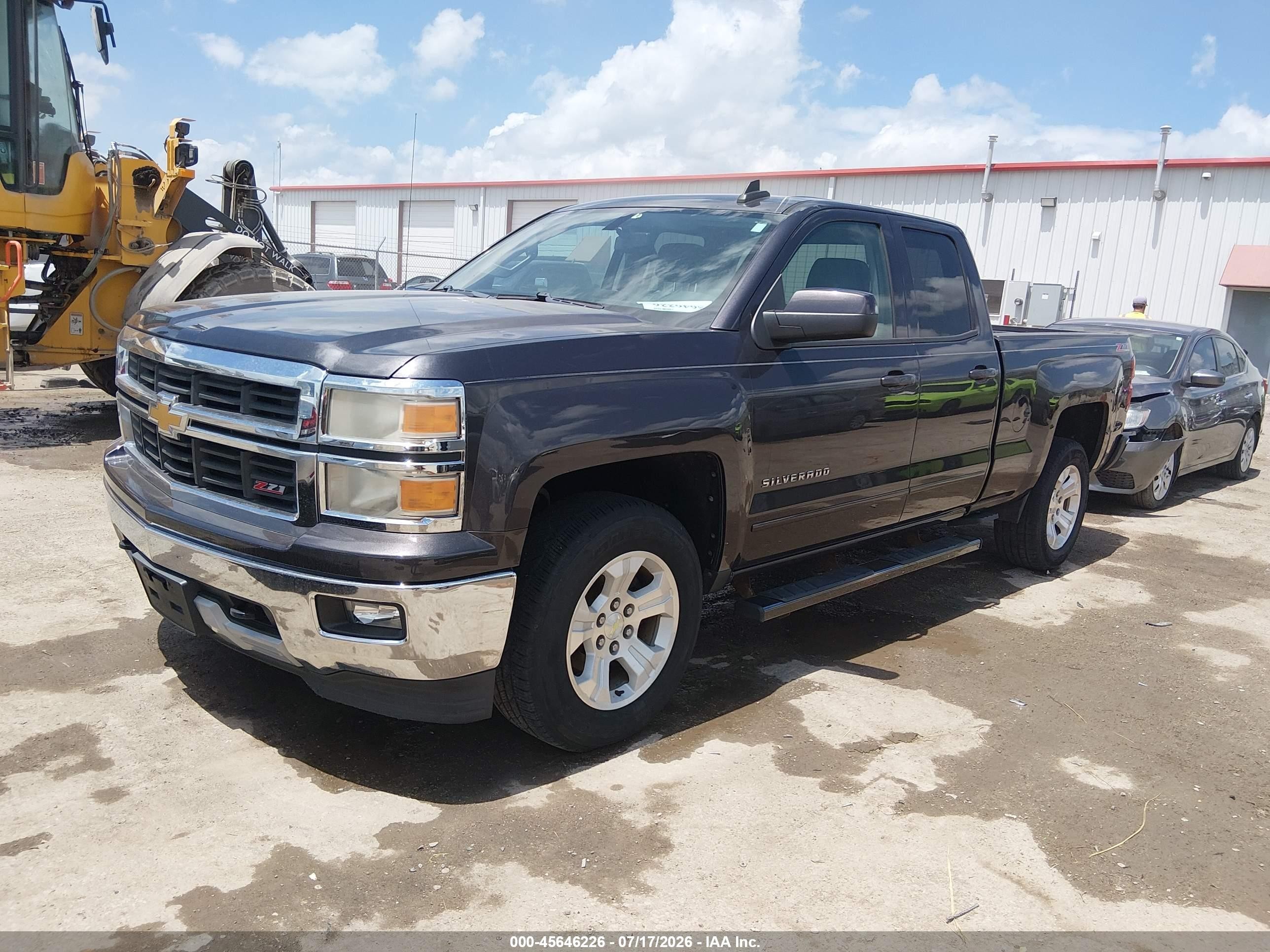 2015 Chevrolet Silverado 1500 Lt Серый vin: 1GCVKREC0FZ238944