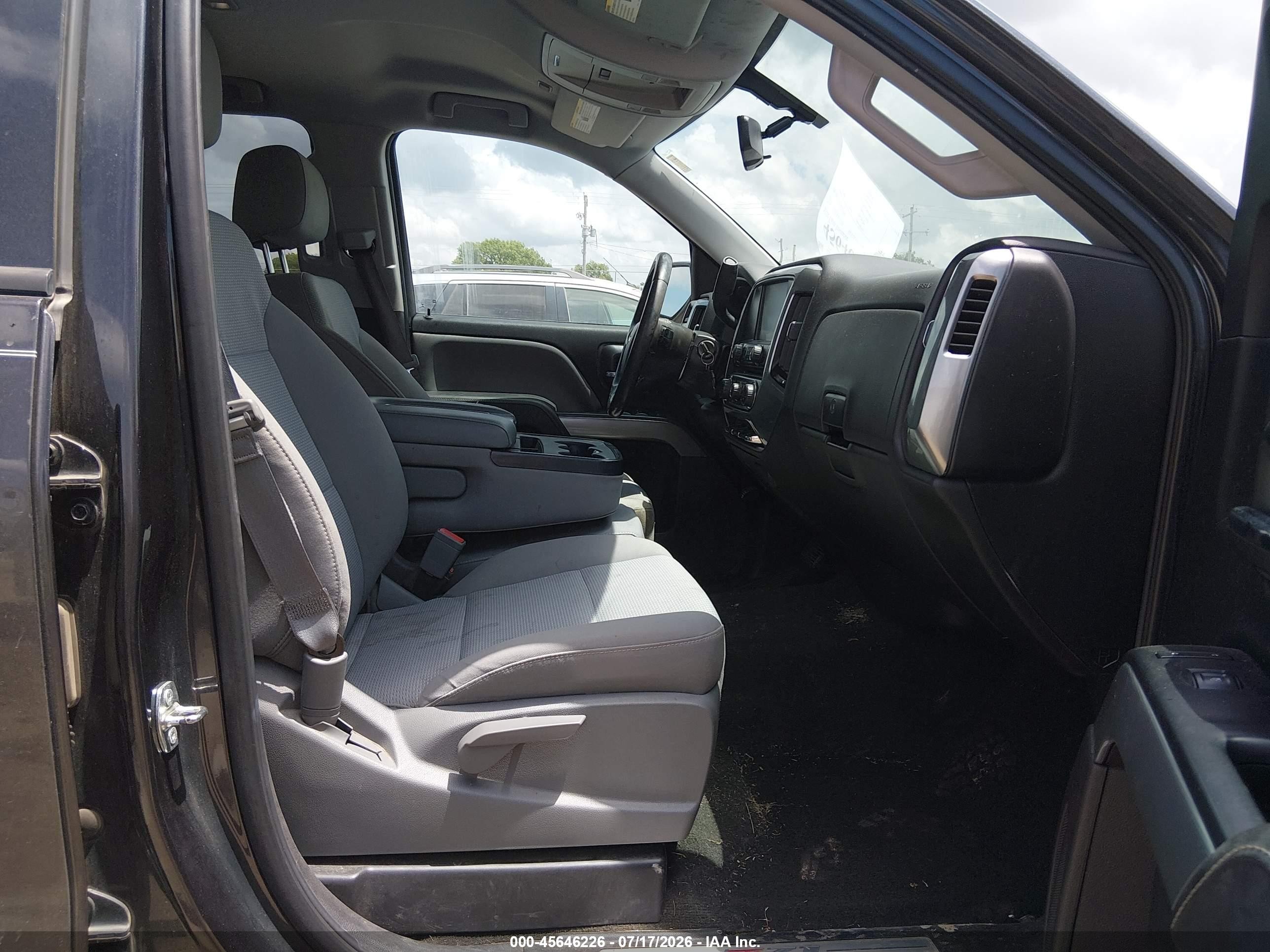 2015 Chevrolet Silverado 1500 Lt Серый vin: 1GCVKREC0FZ238944