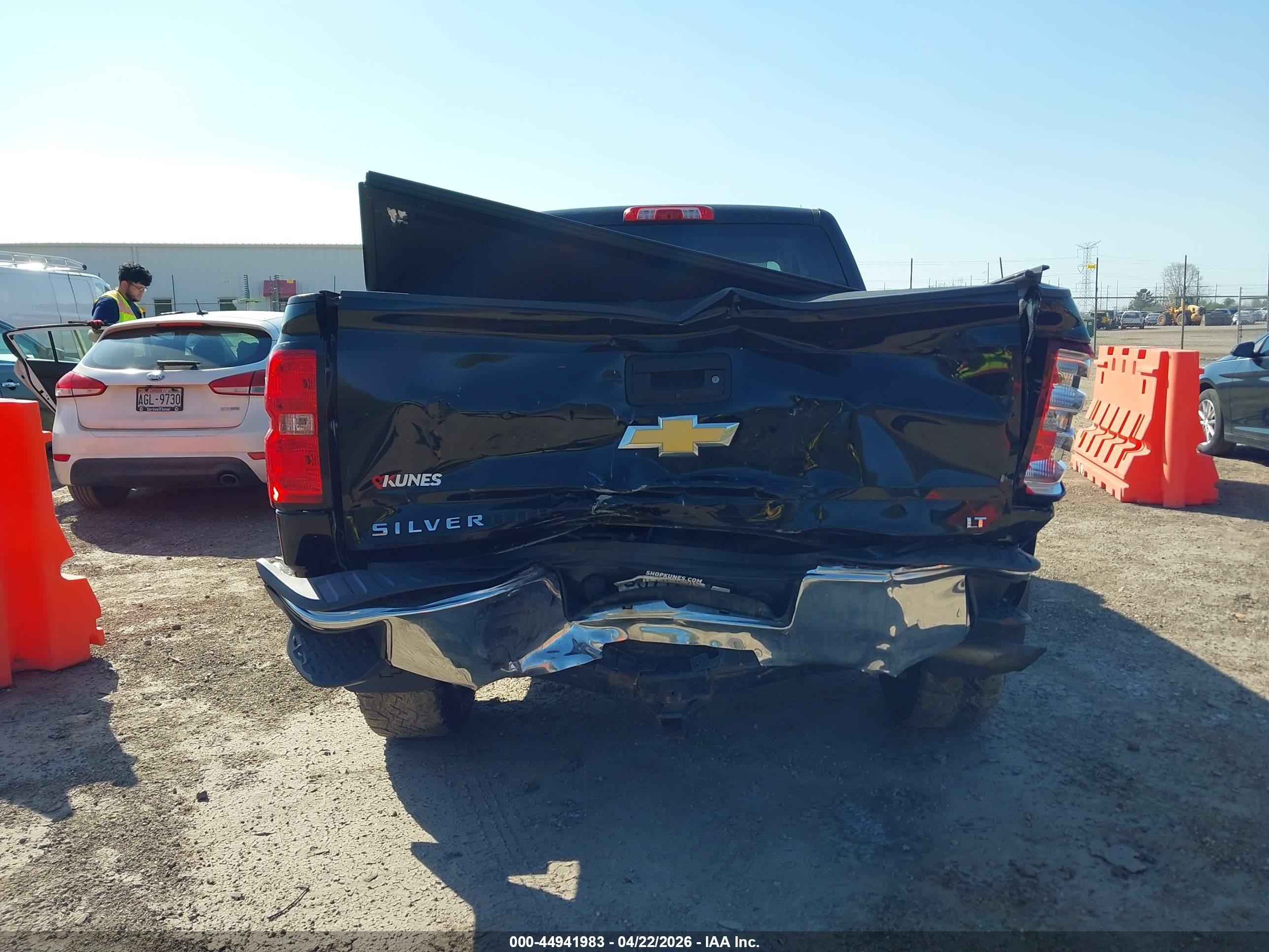 2015 Chevrolet Silverado 1500 2lt Black vin: 1GCVKREC0FZ282331