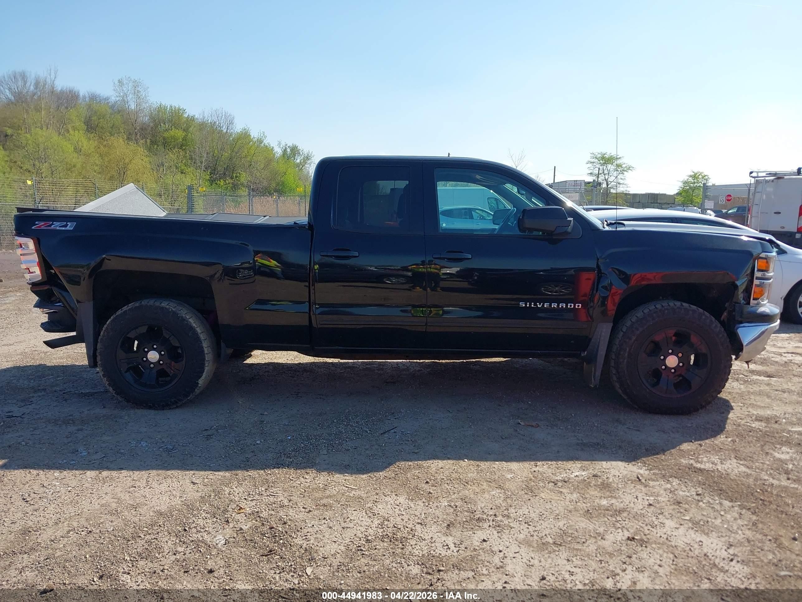 2015 Chevrolet Silverado 1500 2lt Black vin: 1GCVKREC0FZ282331