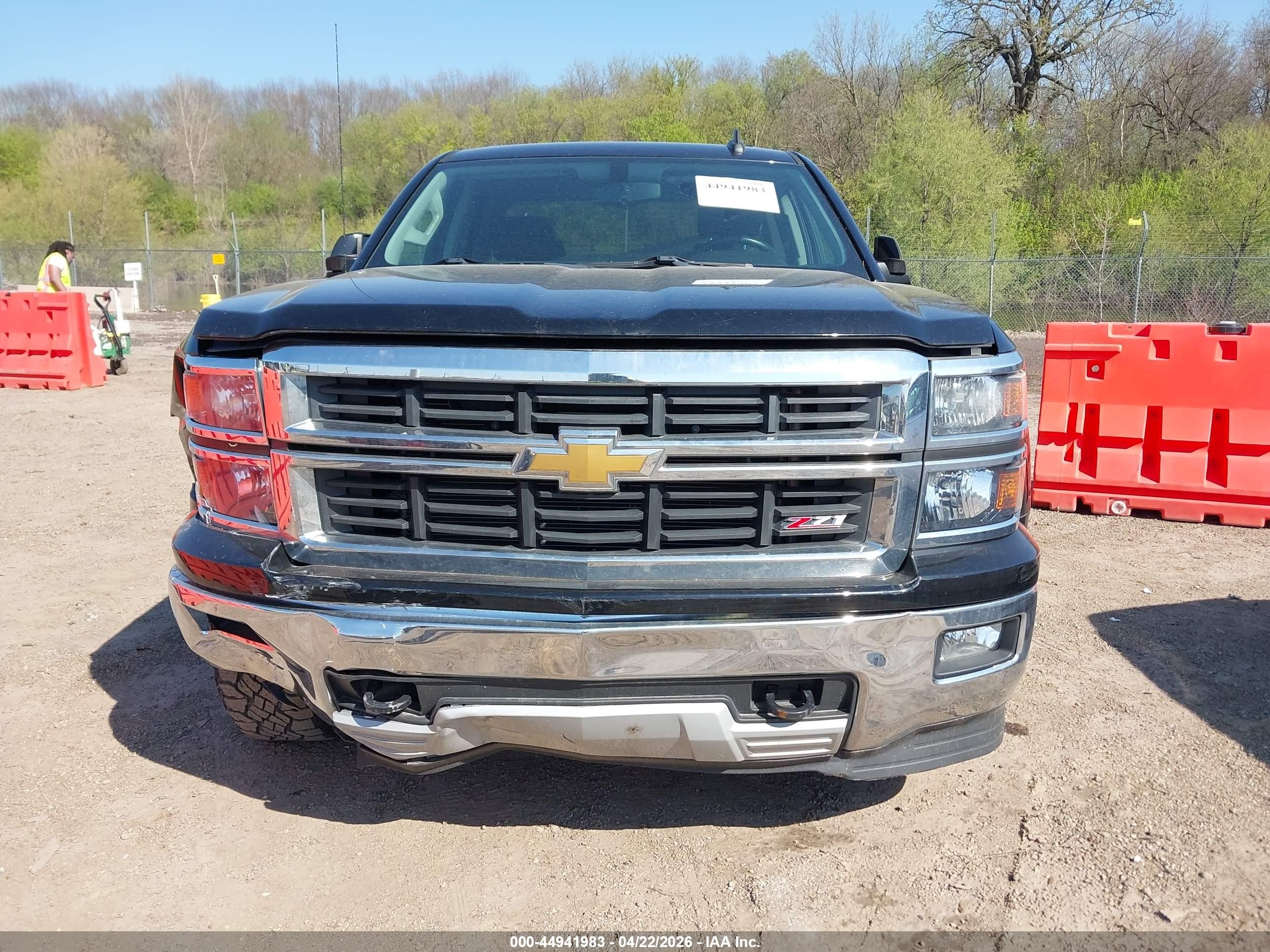 2015 Chevrolet Silverado 1500 2lt Black vin: 1GCVKREC0FZ282331