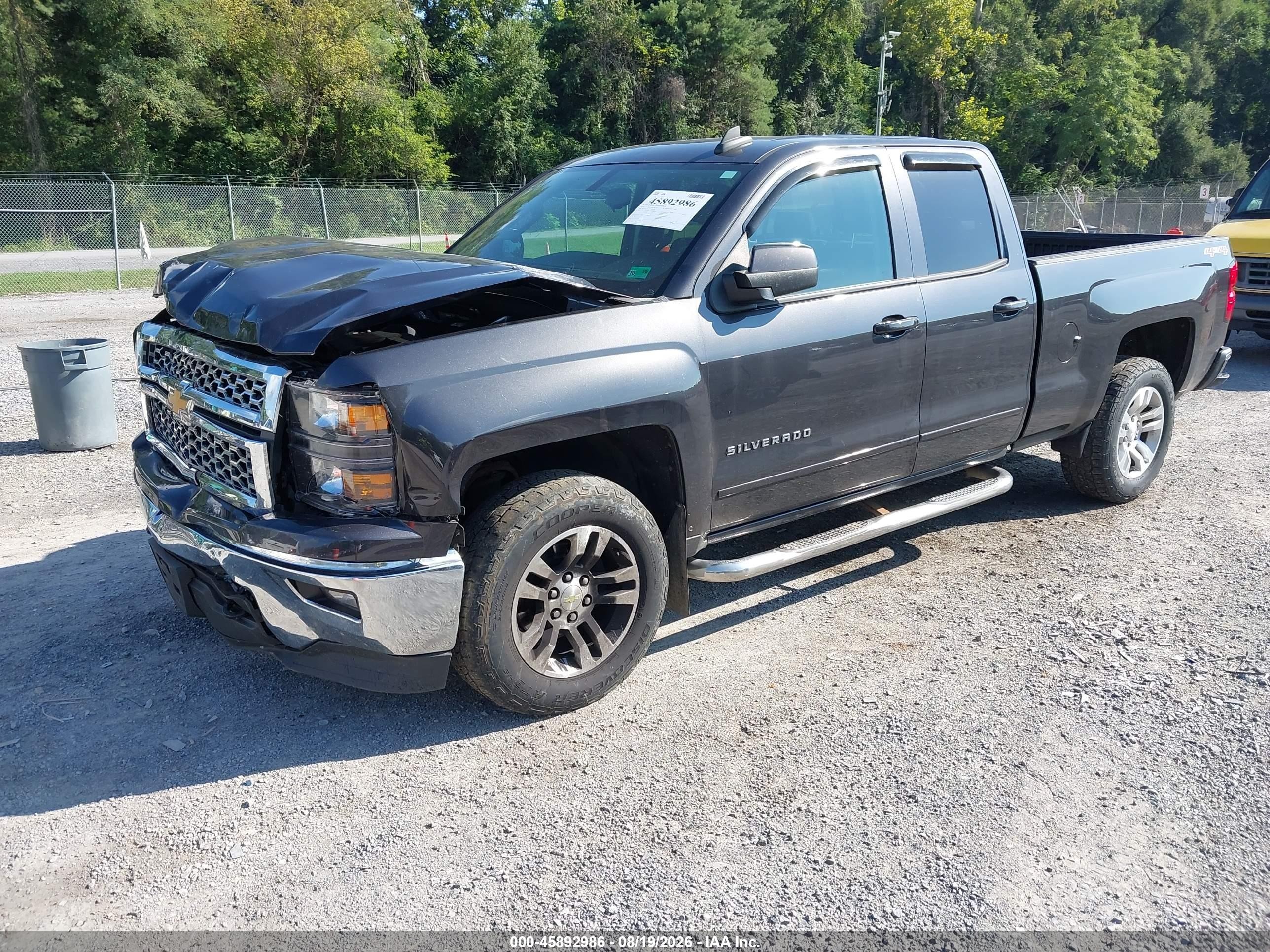 2015 Chevrolet Silverado 1500 Lt Black vin: 1GCVKREC0FZ413578